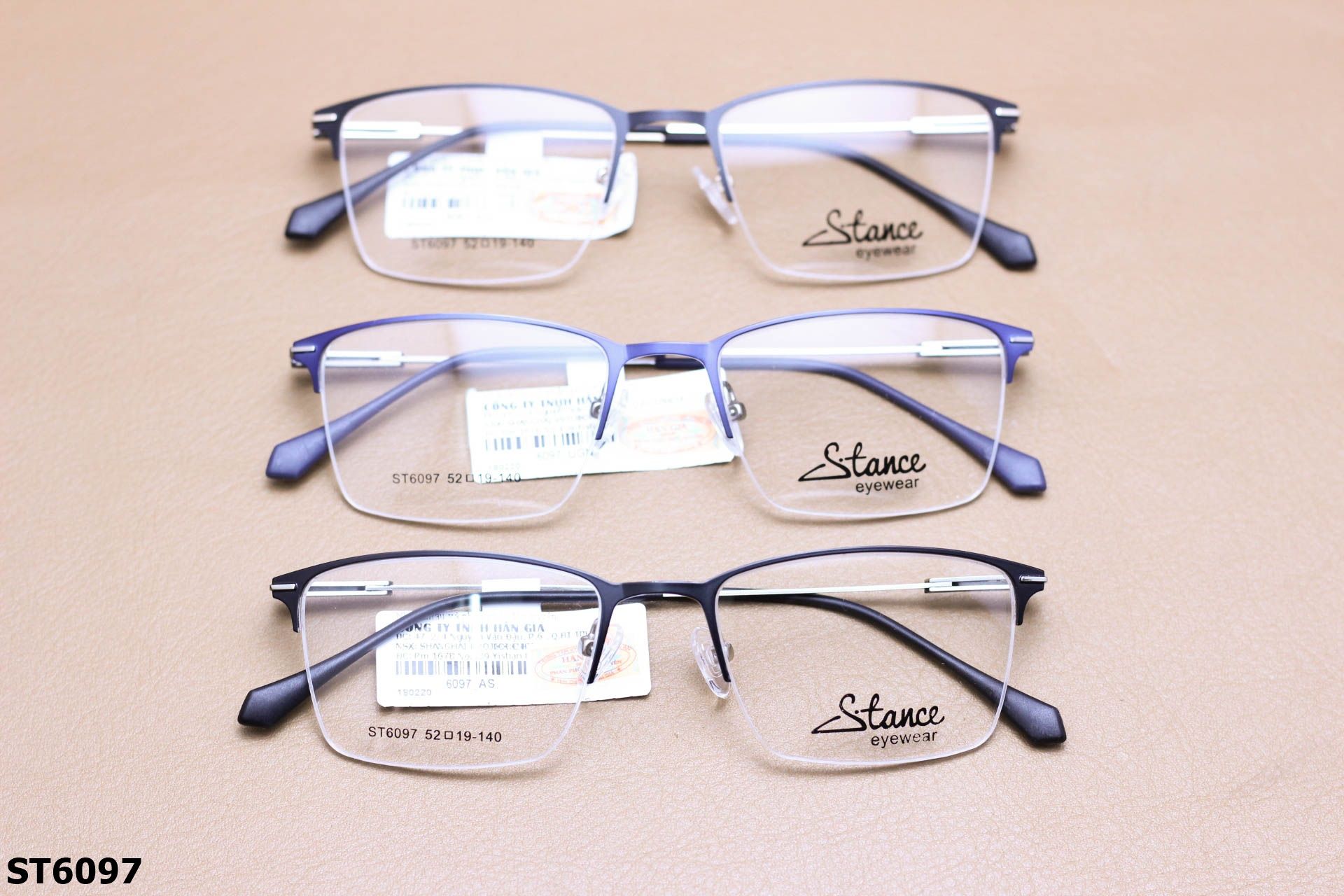 Gọng Kính Cận Thời Trang Nửa Viền Unisex Chính Hãng Stance - ST6097