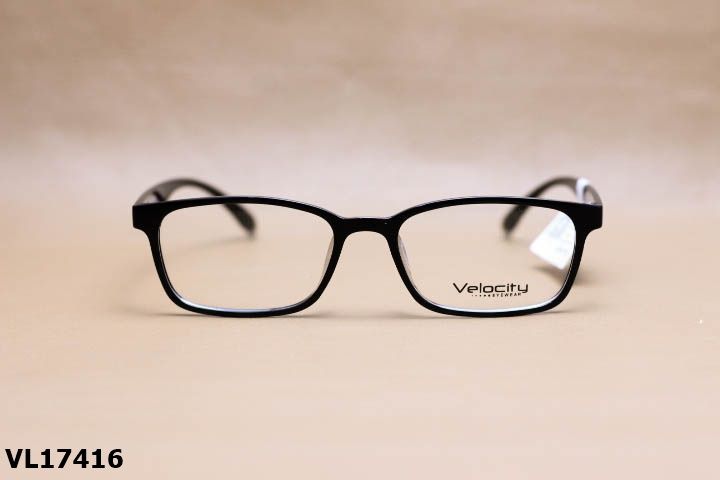 Gọng Kính Cận Chính Hãng VELOCITY Nhựa Dẻo TR90, Dáng Vuông Bầu Unisex - VL17416