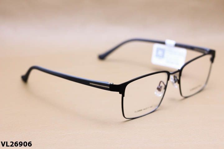 Gọng Kính Cận Hợp Kim Chính Hãng VELOCITY, Dáng Vuông Thanh Mảnh Unisex - VL26906
