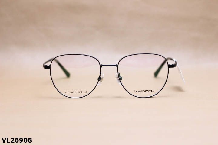 Gọng Kính Cận Hợp Kim Chính Hãng VELOCITY, Dáng Mắt Mèo Thanh Mảnh Unisex - VL26908