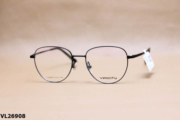 Gọng Kính Cận Hợp Kim Chính Hãng VELOCITY, Dáng Mắt Mèo Thanh Mảnh Unisex - VL26908