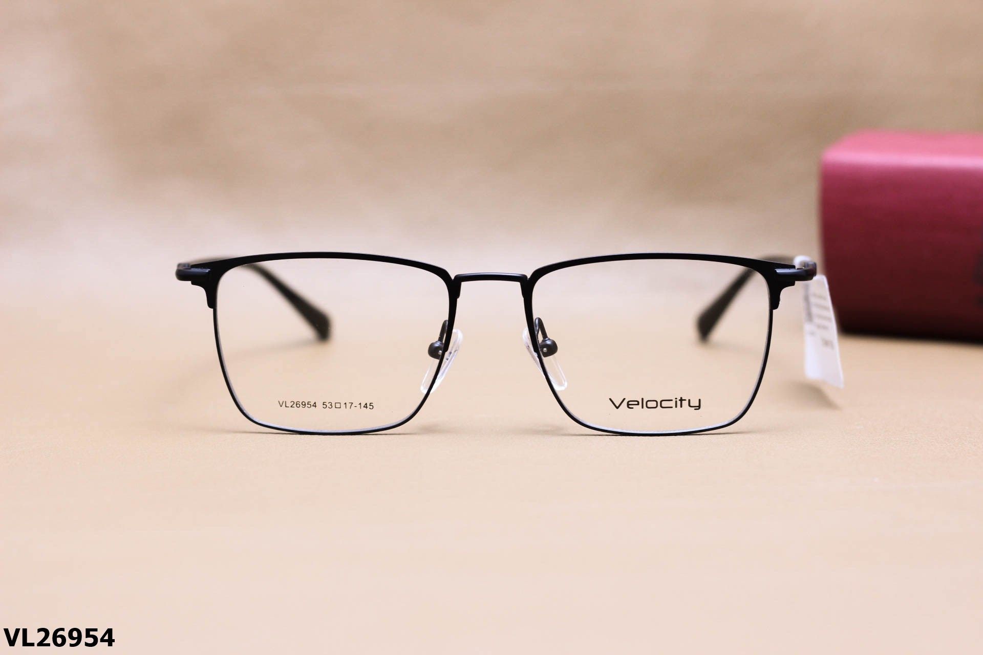 Gọng Kính Cận Vuông Thời Trang Unisex, Chất Liệu Hợp Kim Chính Hãng Velocity - VL26954