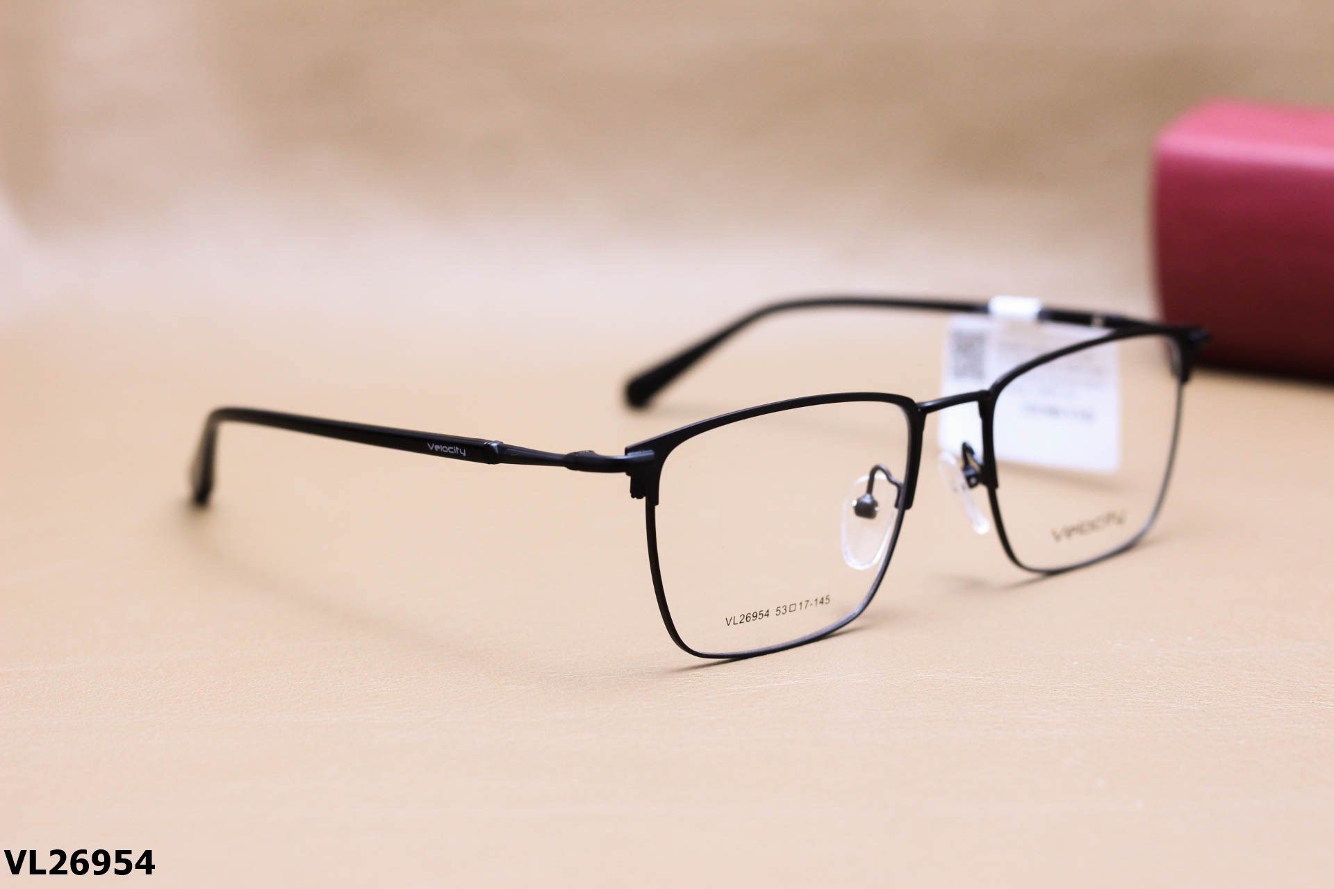 Gọng Kính Cận Vuông Thời Trang Unisex, Chất Liệu Hợp Kim Chính Hãng Velocity - VL26954