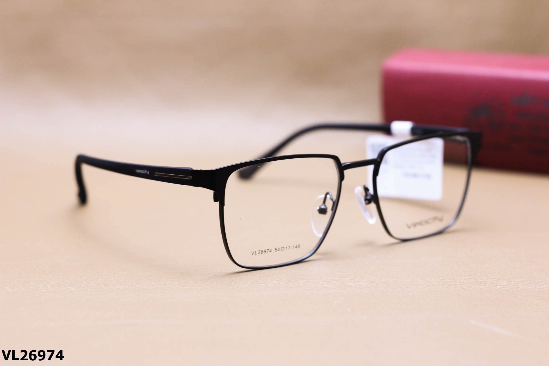 Gọng Kính Cận Vuông Thời Trang Unisex, Chất Liệu Hợp Kim Chính Hãng Velocity - VL26974
