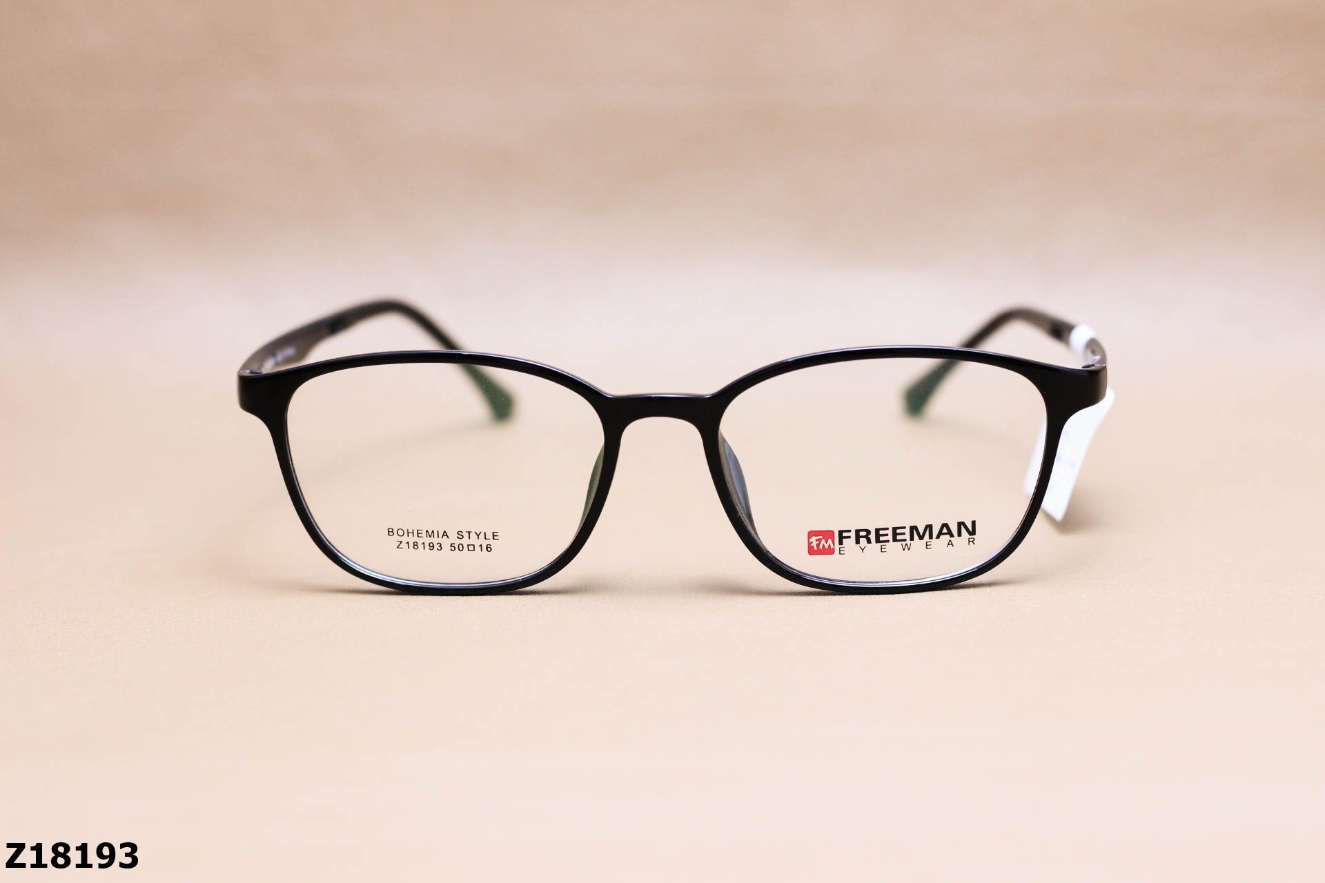 Gọng Kính Cận Chính Hãng FREEMAN Nhựa Dẻo TR90, Dáng Vuông Unisex - Z18193