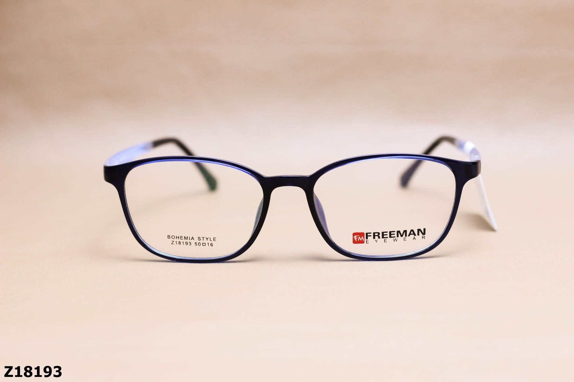 Gọng Kính Cận Chính Hãng FREEMAN Nhựa Dẻo TR90, Dáng Vuông Unisex - Z18193