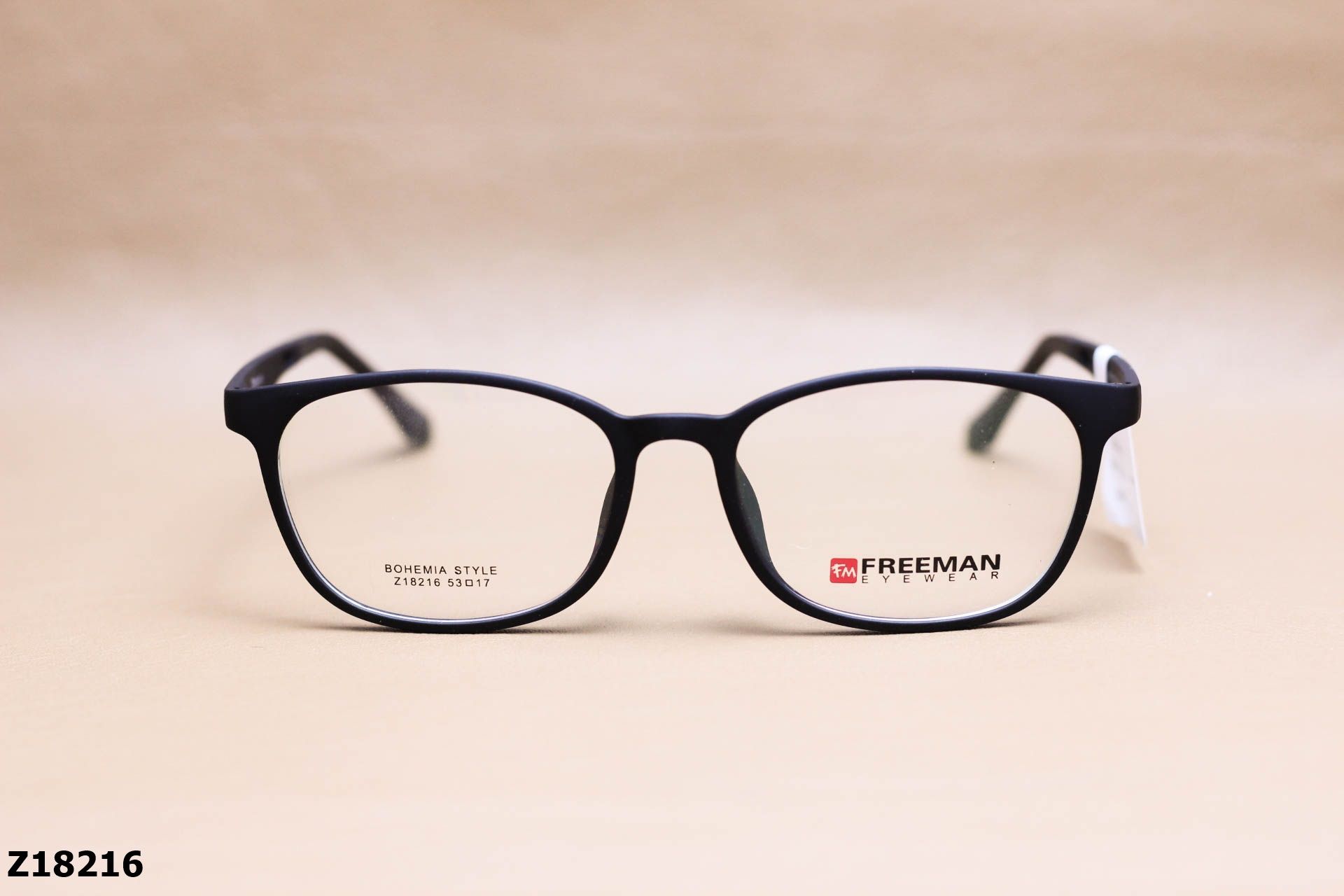 Gọng Kính Cận Chính Hãng FREEMAN Nhựa Dẻo TR90, Dáng Vuông Unisex - Z18216