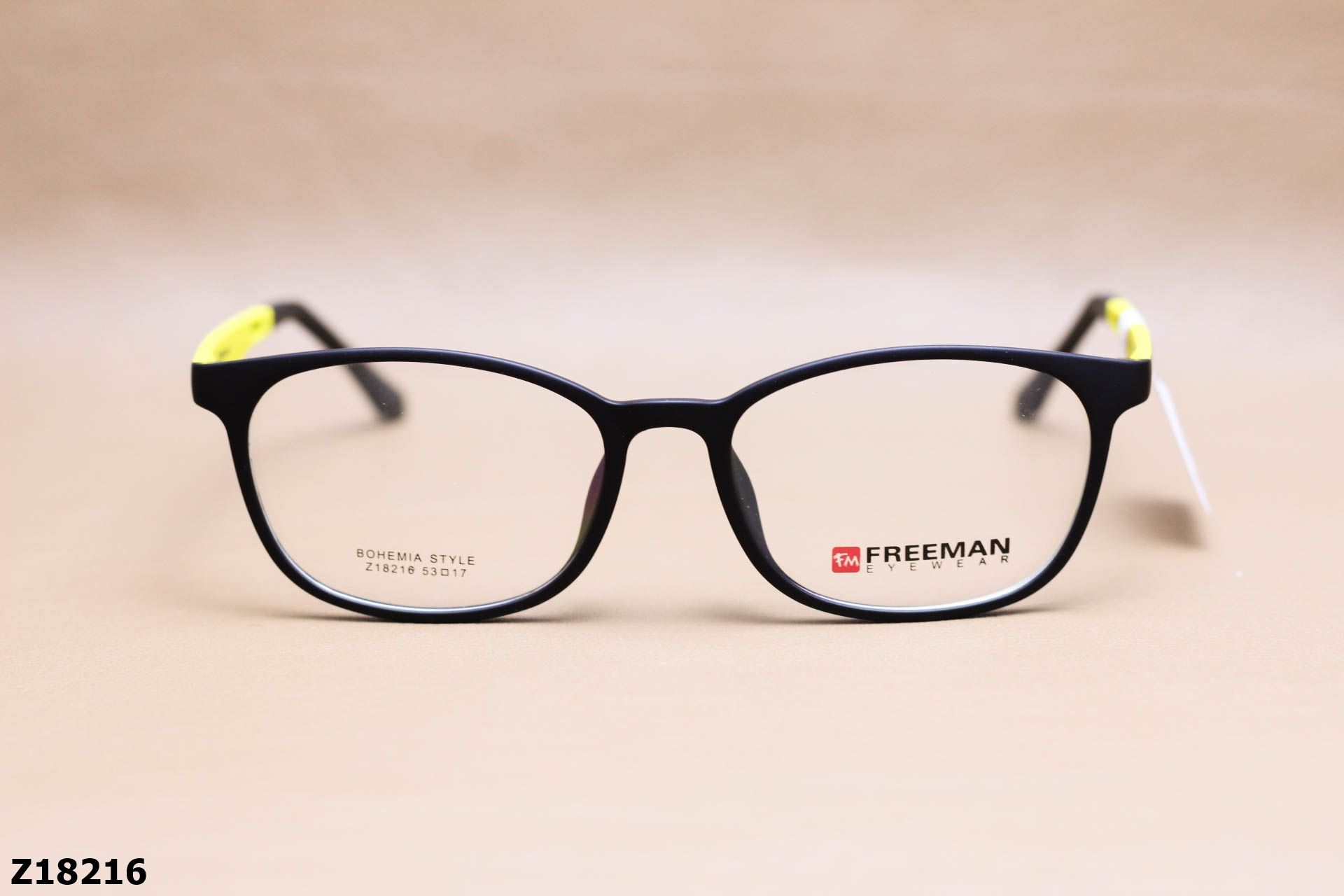Gọng Kính Cận Chính Hãng FREEMAN Nhựa Dẻo TR90, Dáng Vuông Unisex - Z18216