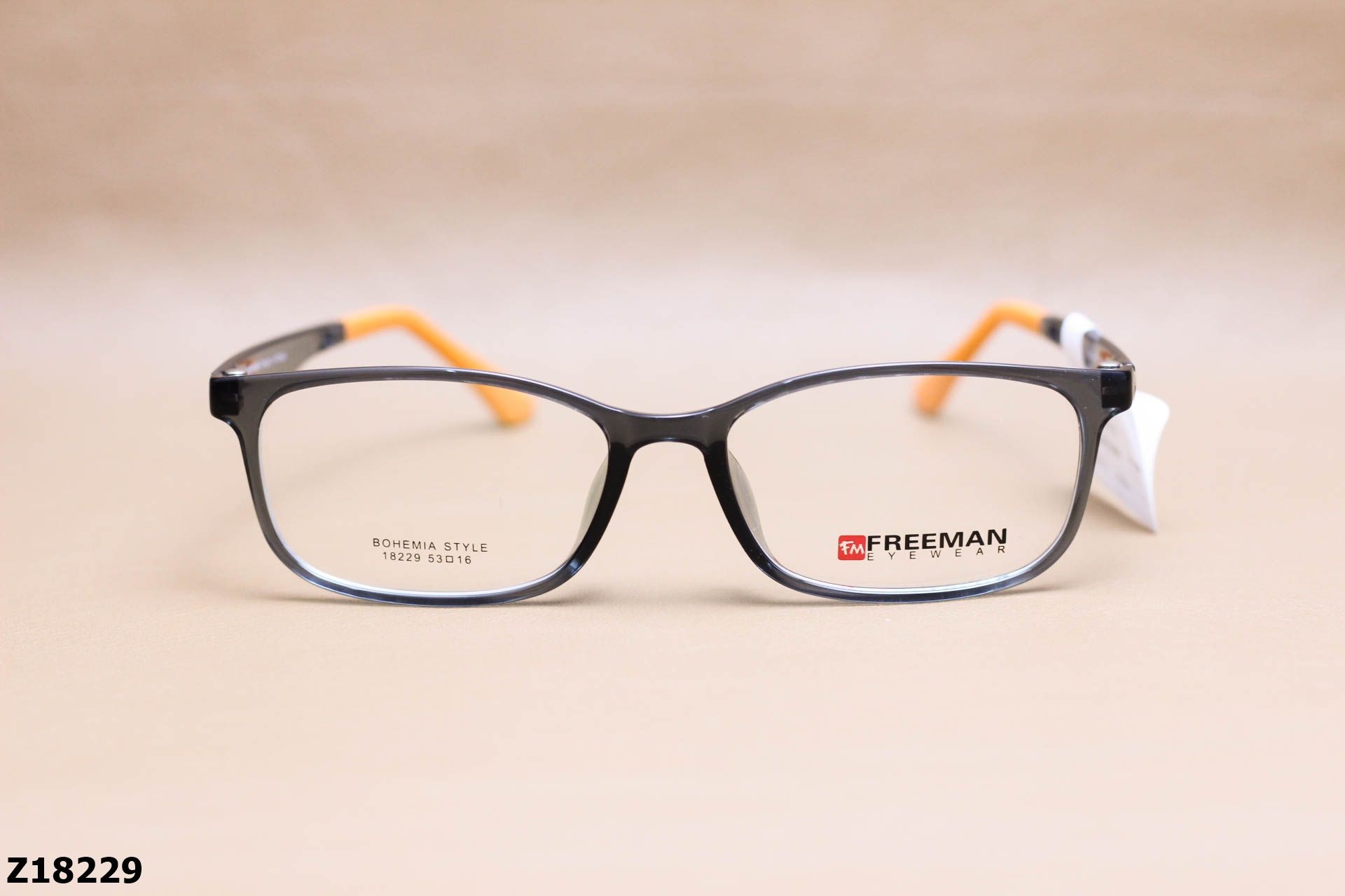Gọng Kính Cận Chính Hãng FREEMAN Nhựa Dẻo TR90, Dáng Vuông Unisex - Z18229