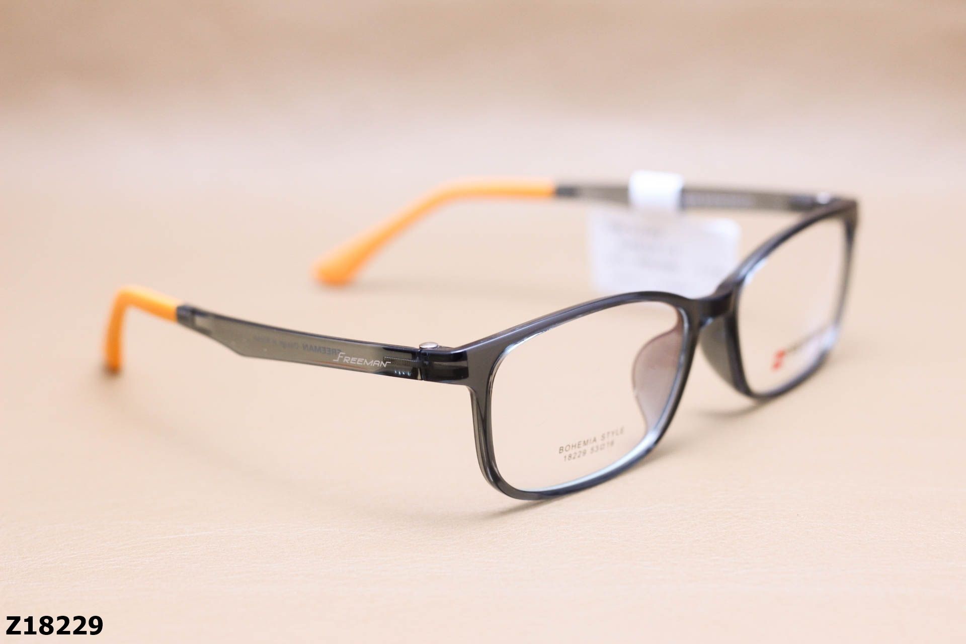 Gọng Kính Cận Chính Hãng FREEMAN Nhựa Dẻo TR90, Dáng Vuông Unisex - Z18229