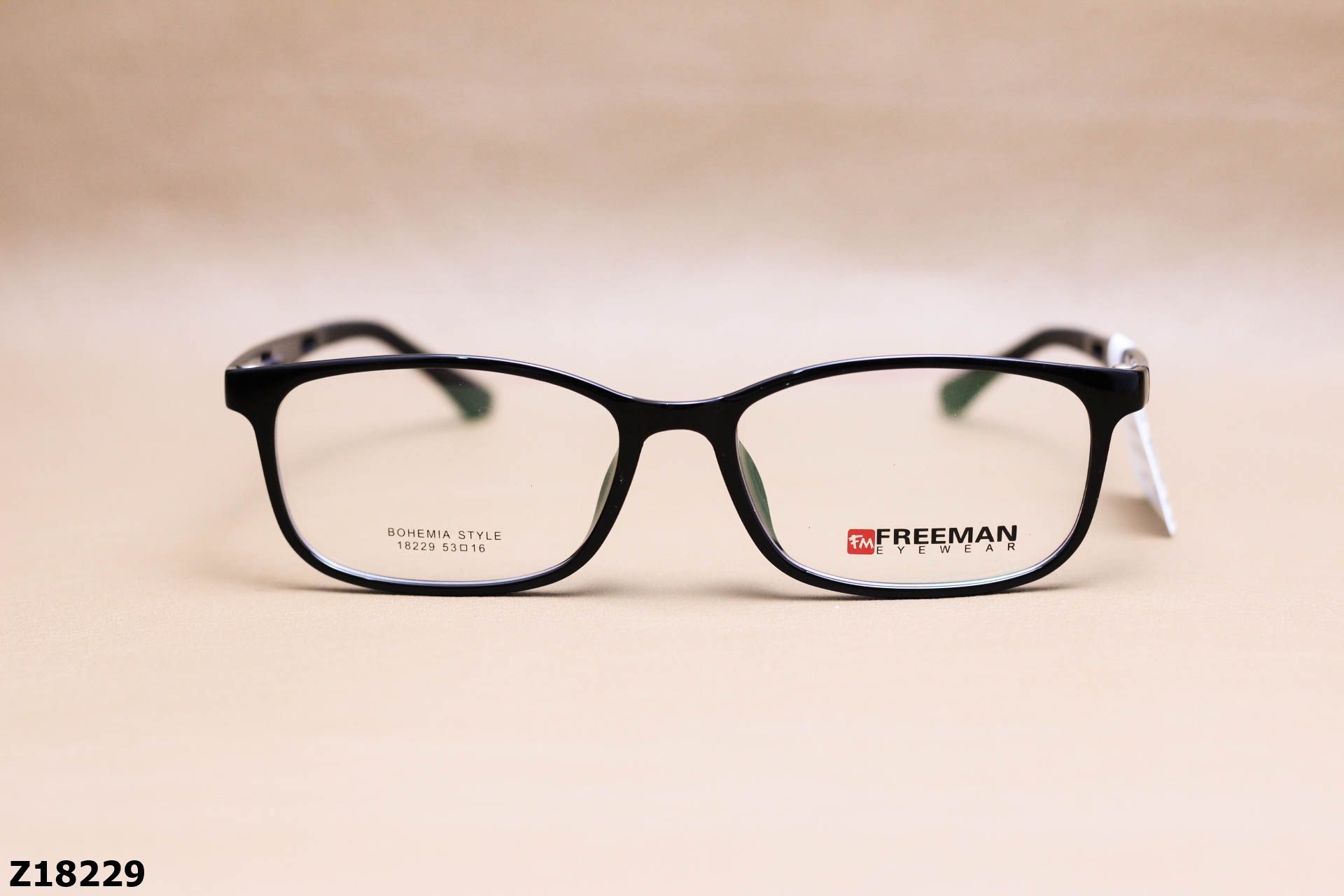 Gọng Kính Cận Chính Hãng FREEMAN Nhựa Dẻo TR90, Dáng Vuông Unisex - Z18229