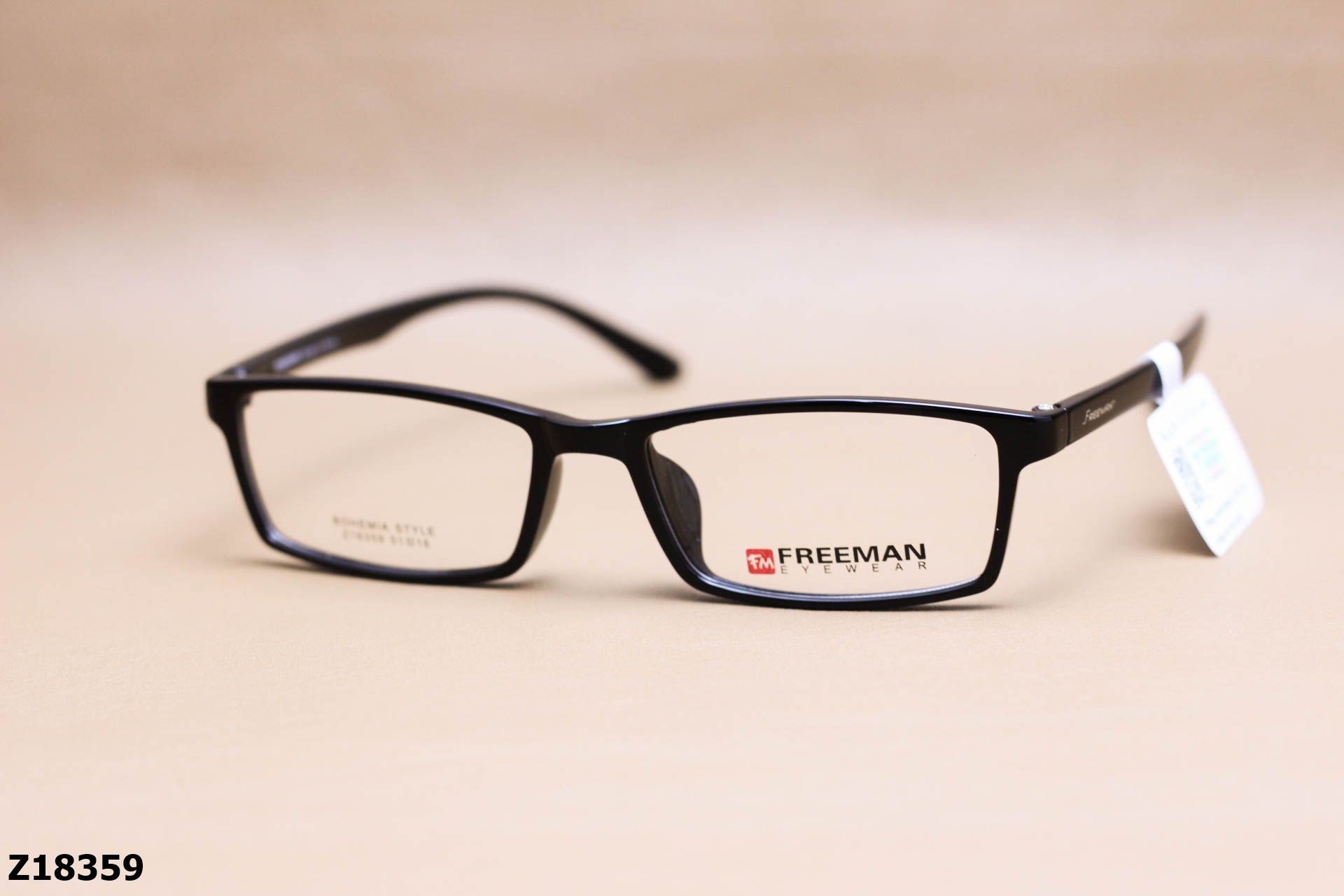 Gọng Kính Cận Chính Hãng FREEMAN Nhựa Dẻo TR90, Dáng Vuông Unisex - Z18359