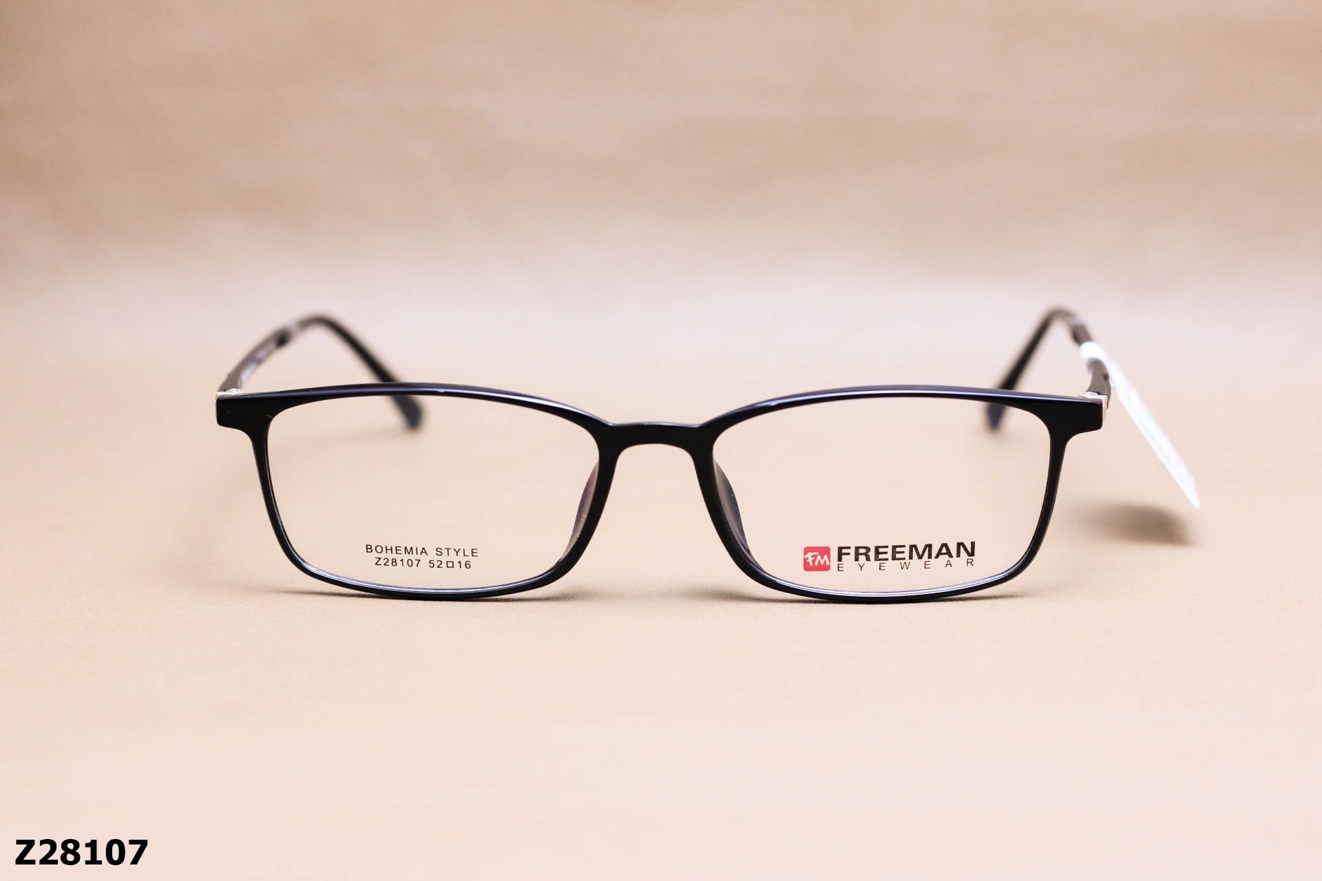 Gọng Kính Cận Chính Hãng FREEMAN Nhựa Dẻo TR90, Dáng Vuông Unisex - Z28107