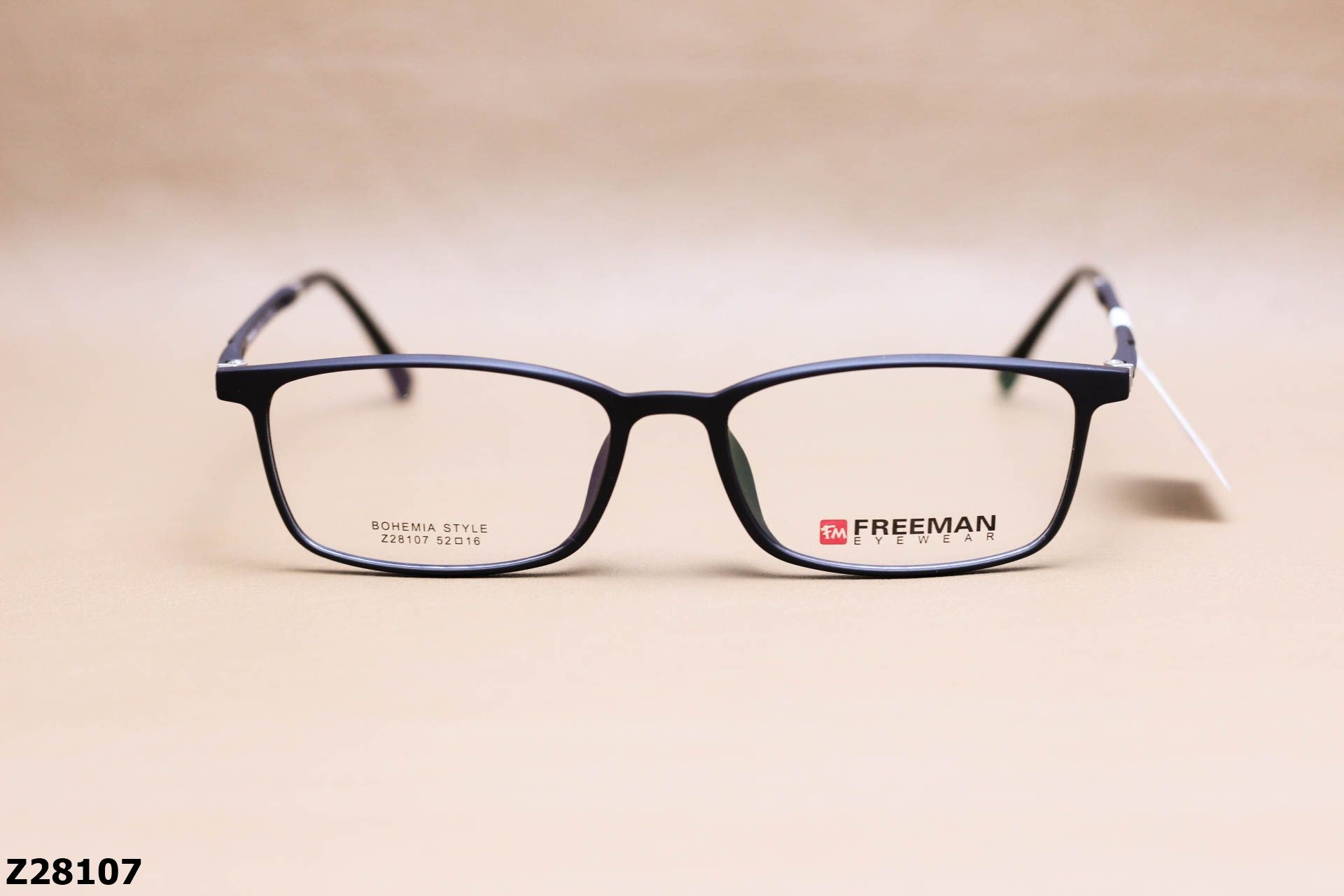 Gọng Kính Cận Chính Hãng FREEMAN Nhựa Dẻo TR90, Dáng Vuông Unisex - Z28107