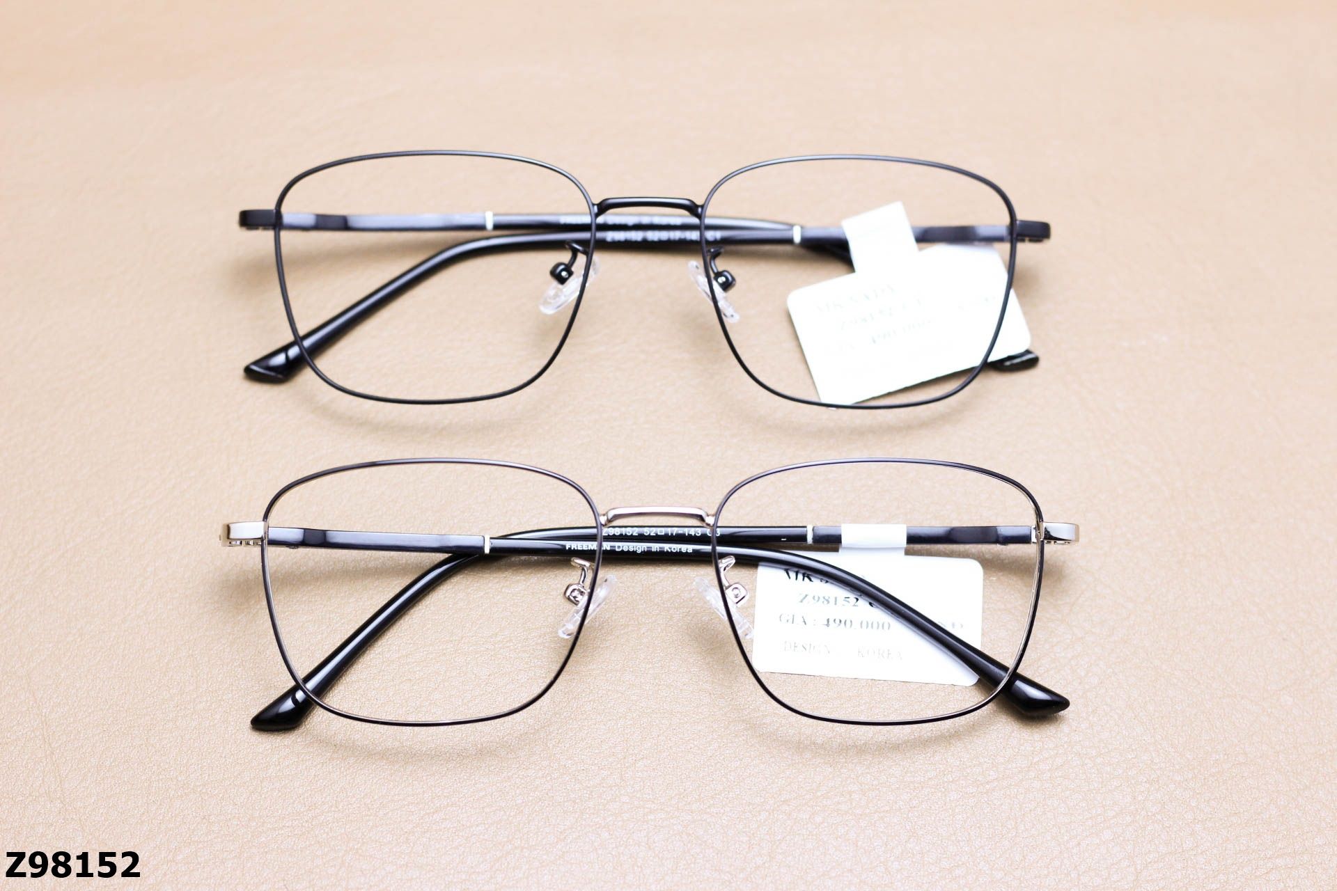 Gọng Kính Cận Chính Hãng FREEMAN Hợp Kim, Dáng Vuông Unisex - Z98152