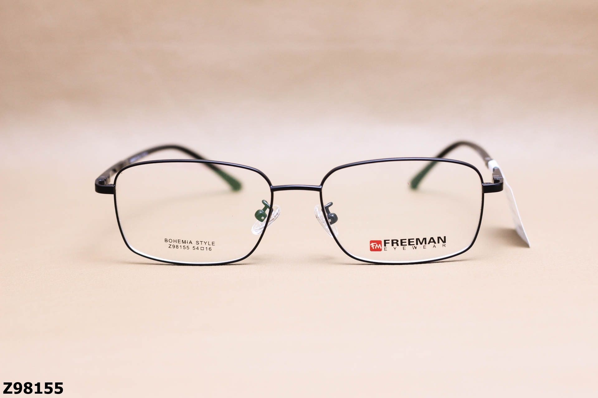 Gọng Kính Cận Chính Hãng FREEMAN Hợp Kim, Dáng Vuông Unisex - Z98155