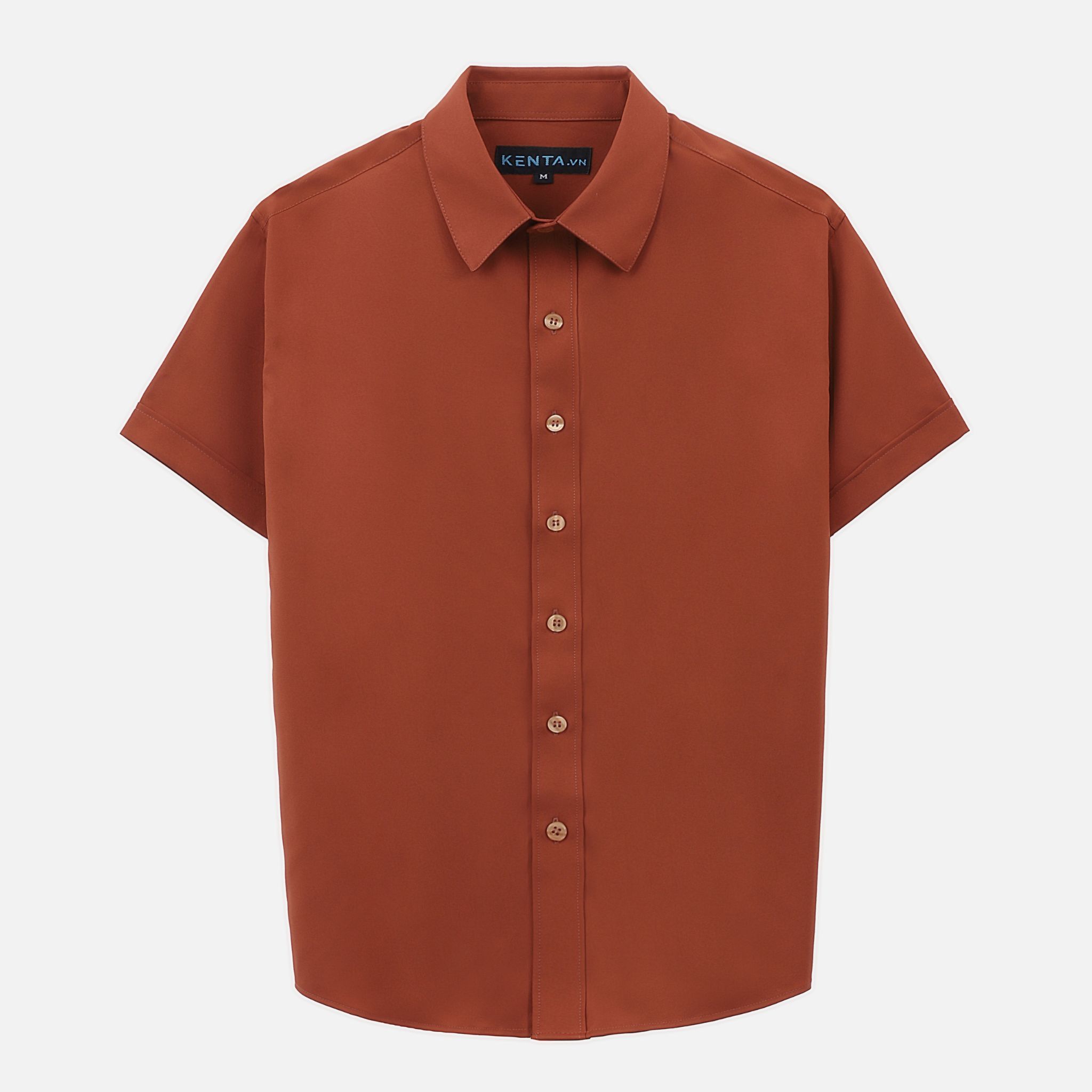 Sơ Mi Nam Tay Ngắn Cotton Co Giãn SMN0098