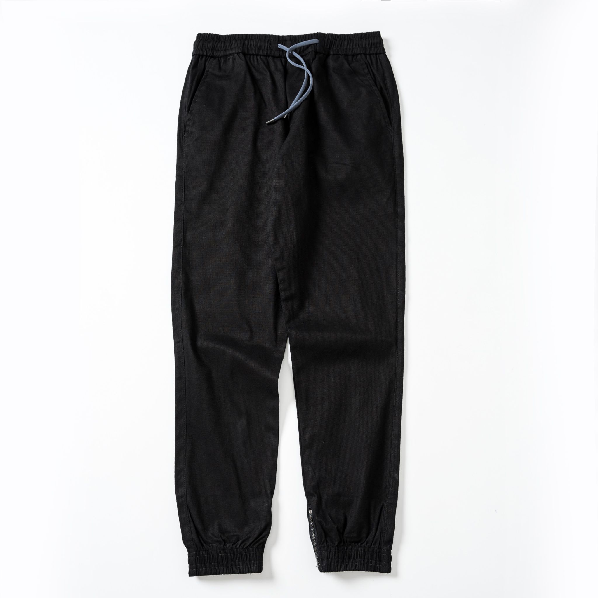 Quần Jogger Kaki Đen Dây Kéo QJK0013