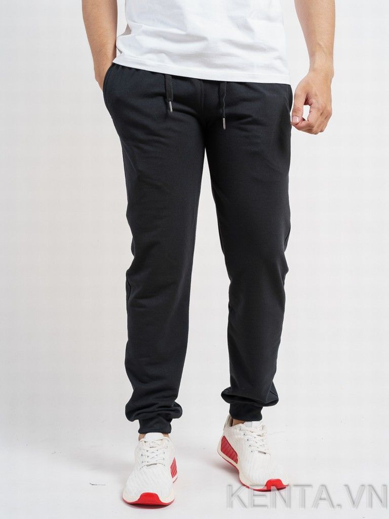 Quần Jogger Thun Đen Trơn DC QTD0001