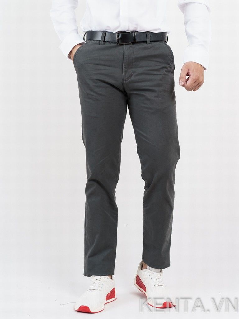 Quần Kaki Nam Xám Chuột QKK0004