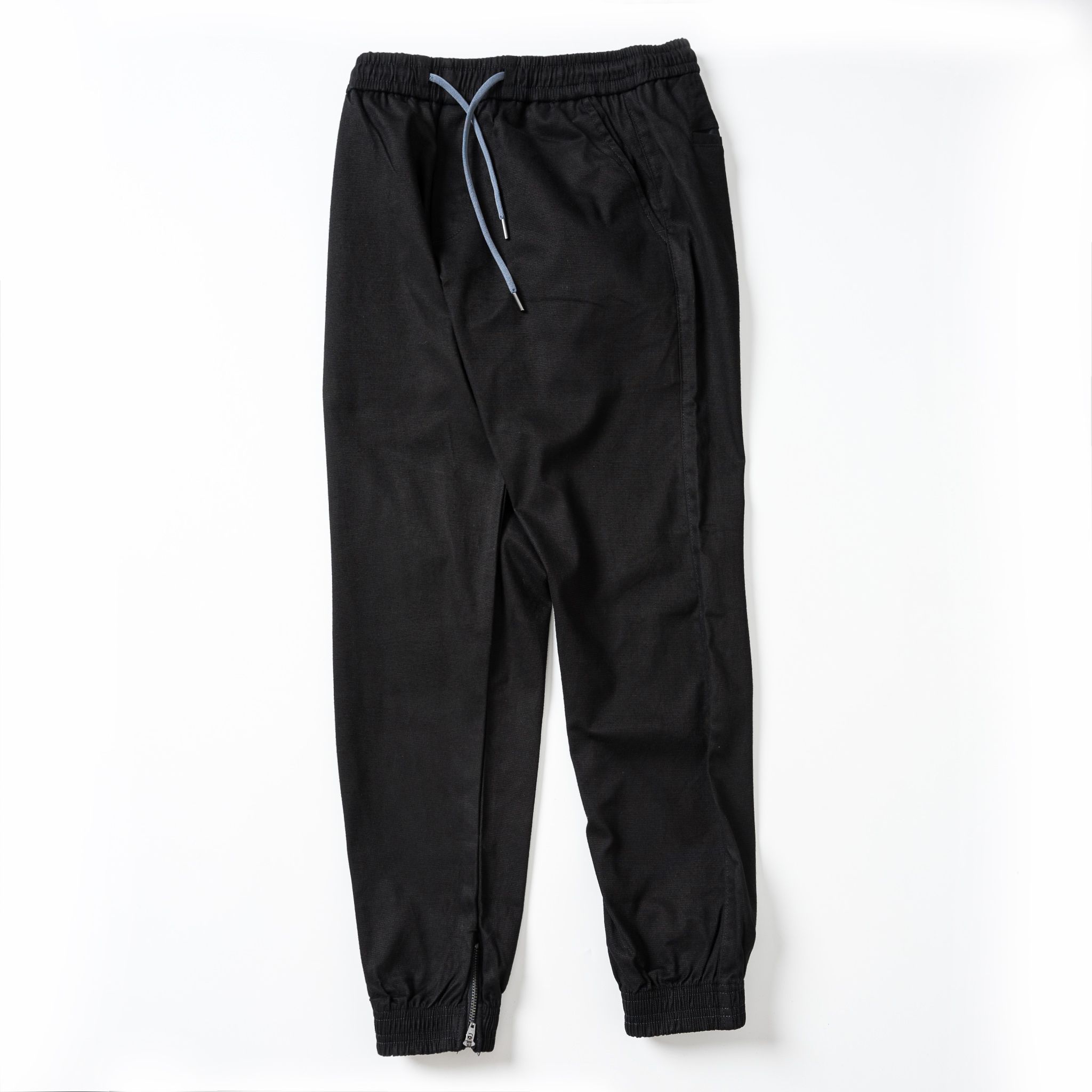 Quần Jogger Kaki Đen Dây Kéo QJK0013