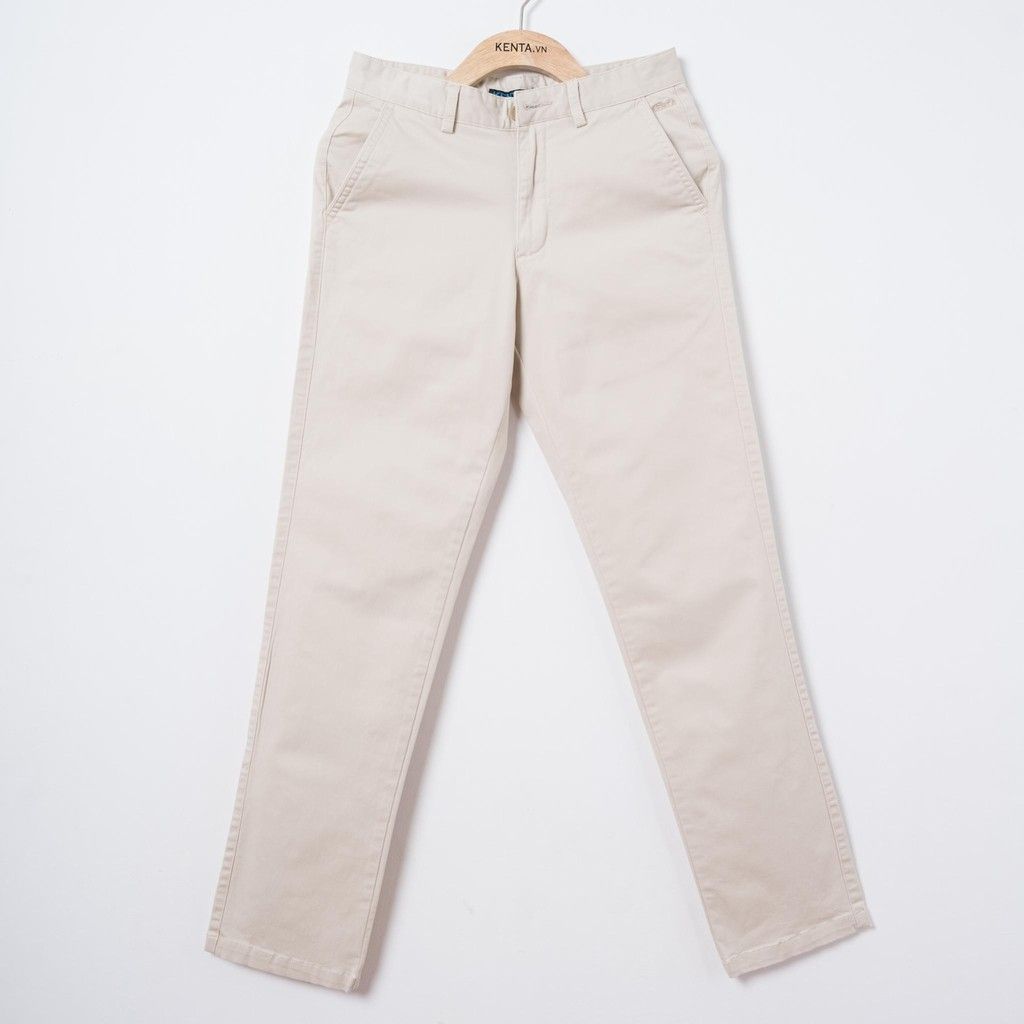 Quần Kaki Nam Trắng Kem QKK0005