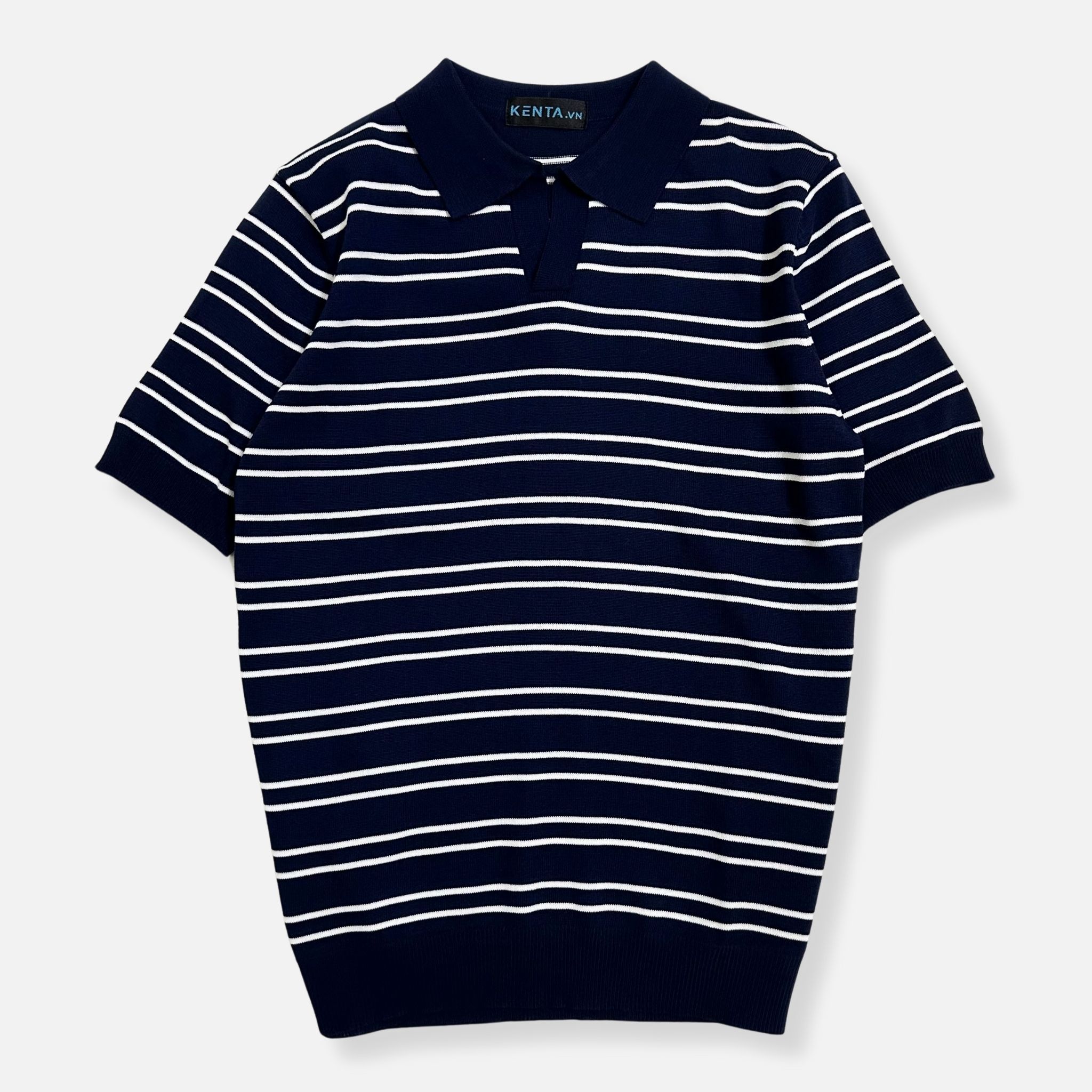 Áo Thun Polo Dệt Kim Sọc ATP0047