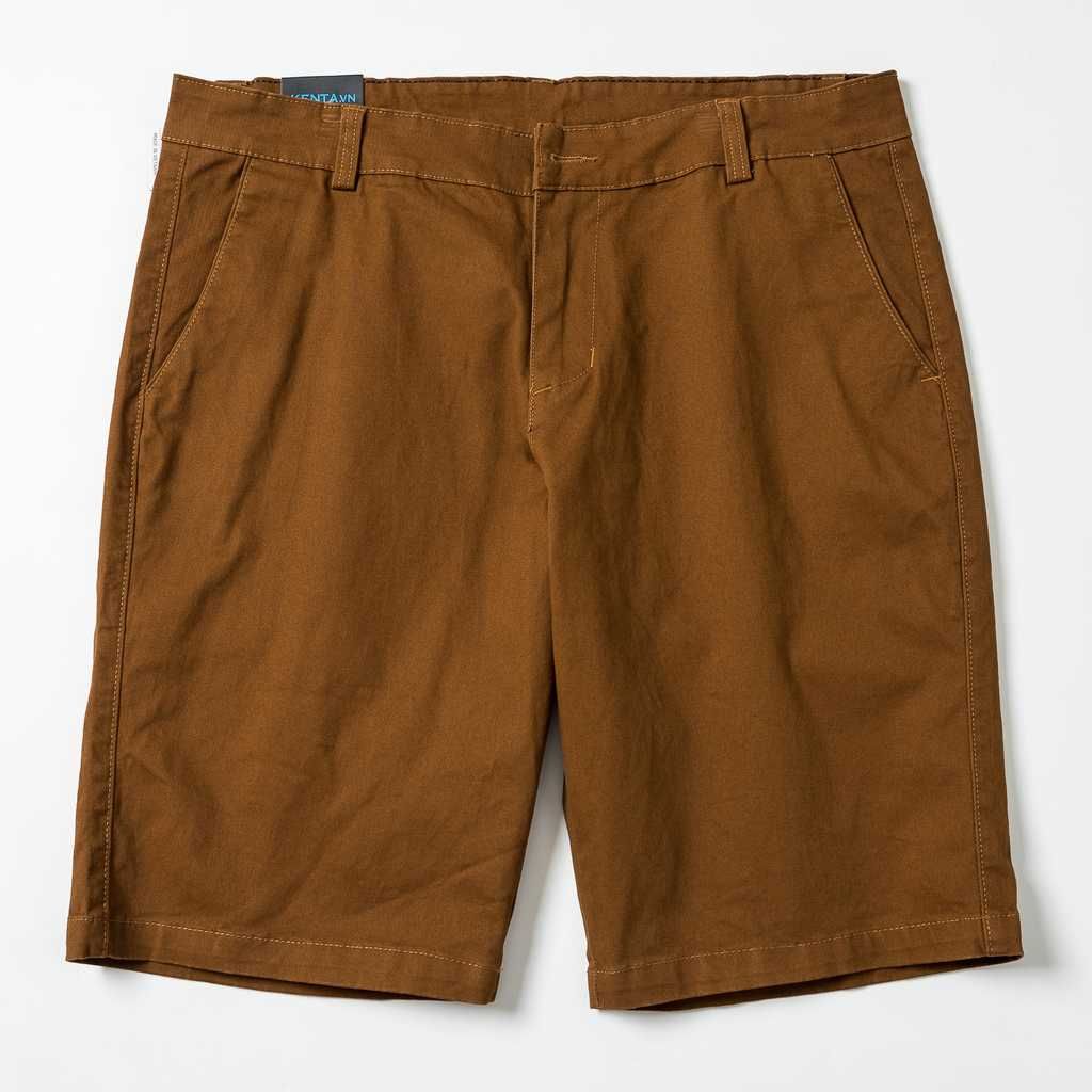 Quần Short Kaki Regular Nâu QSK0042