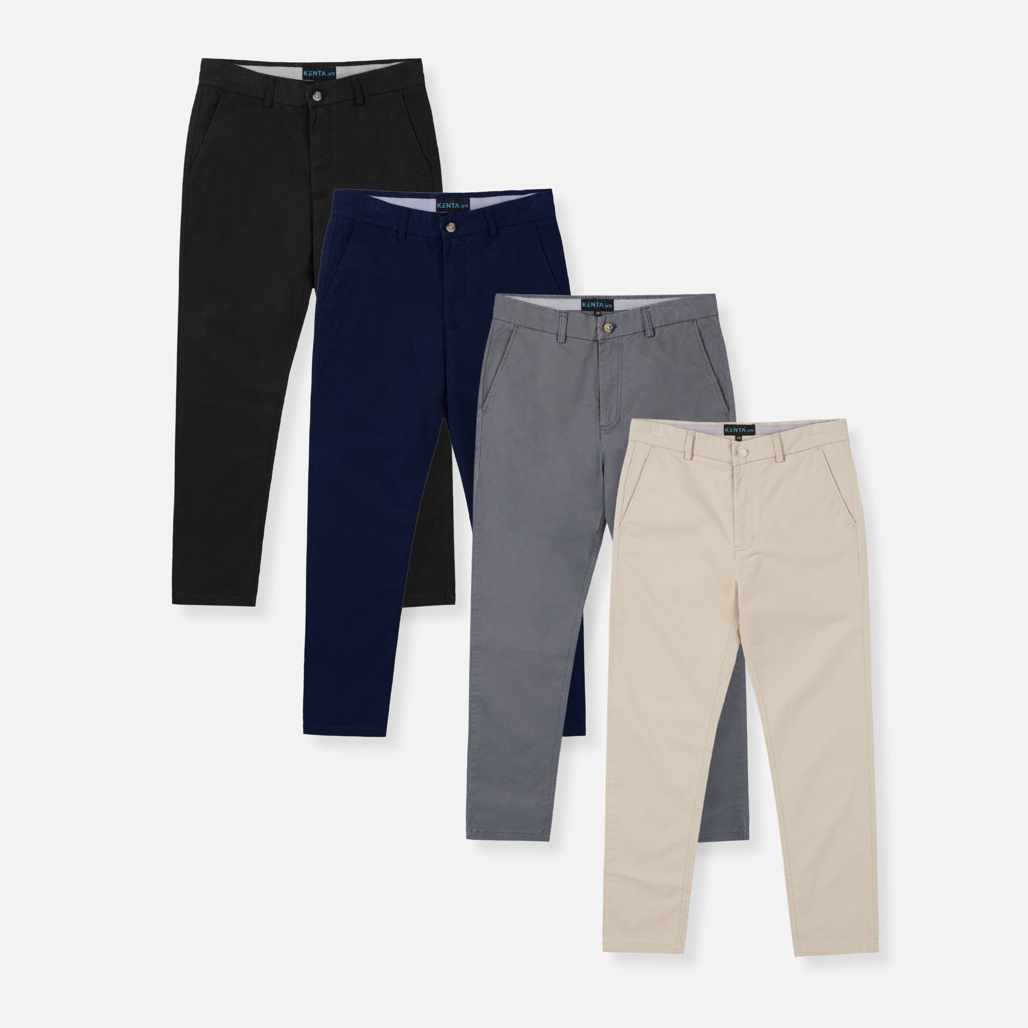 Quần Kaki Dài Nam Co Giãn QKK0052