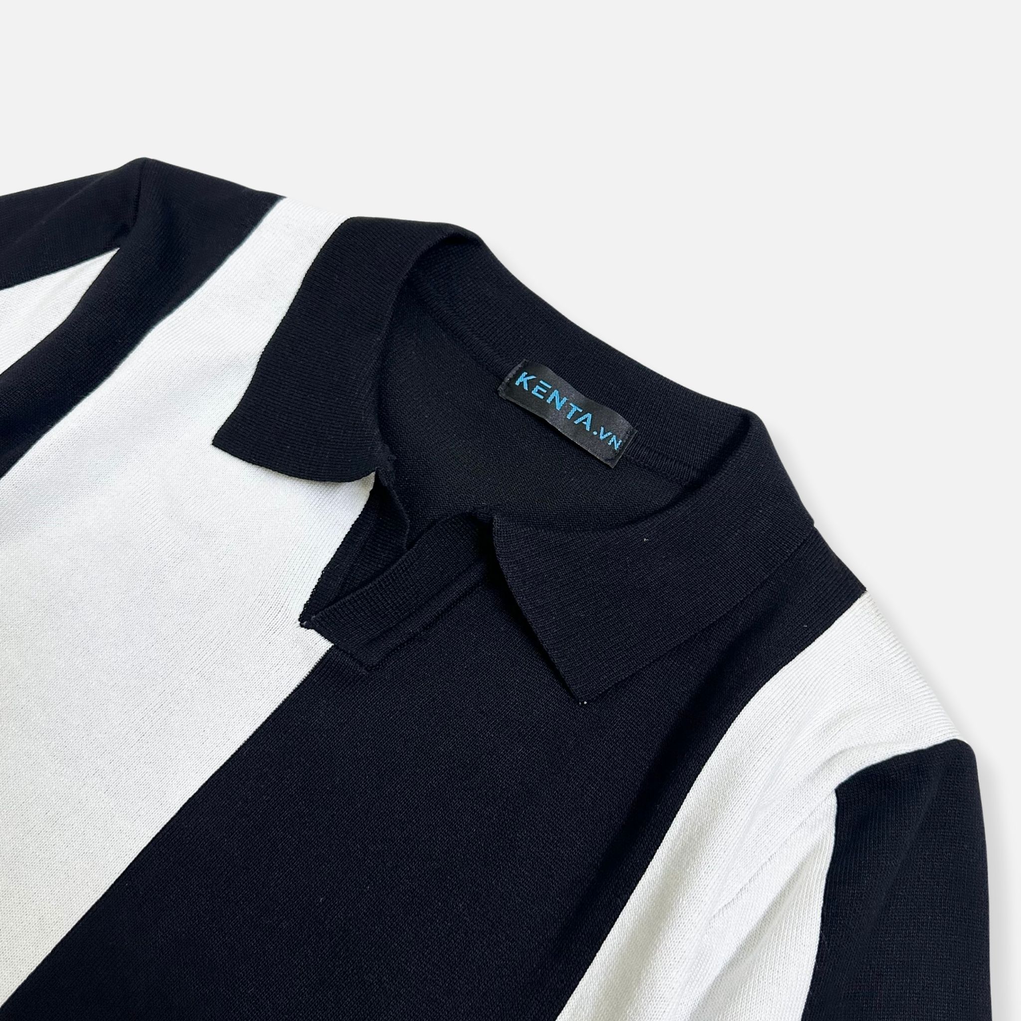 Áo Thun Polo Dệt Kim Phối ATP0048