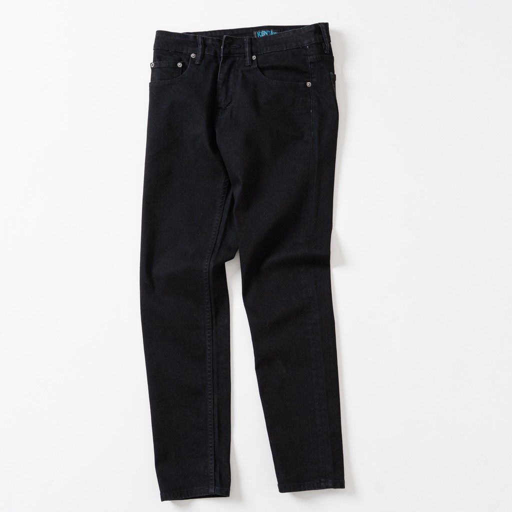 Quần Jean nam đen slimfit cơ bản QJD0053