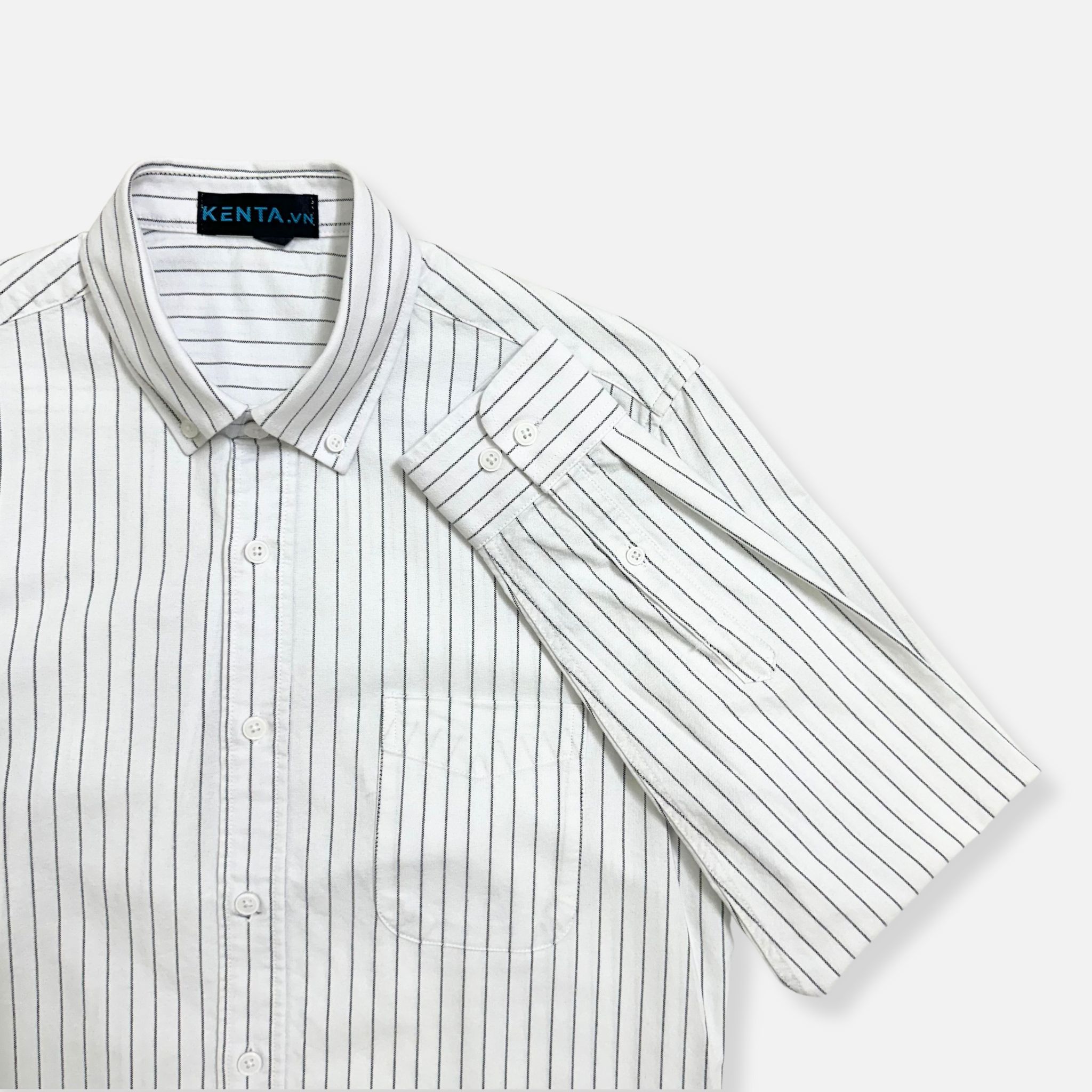 Sơ Mi Tay Dài Pure Cotton Sọc SMD0105