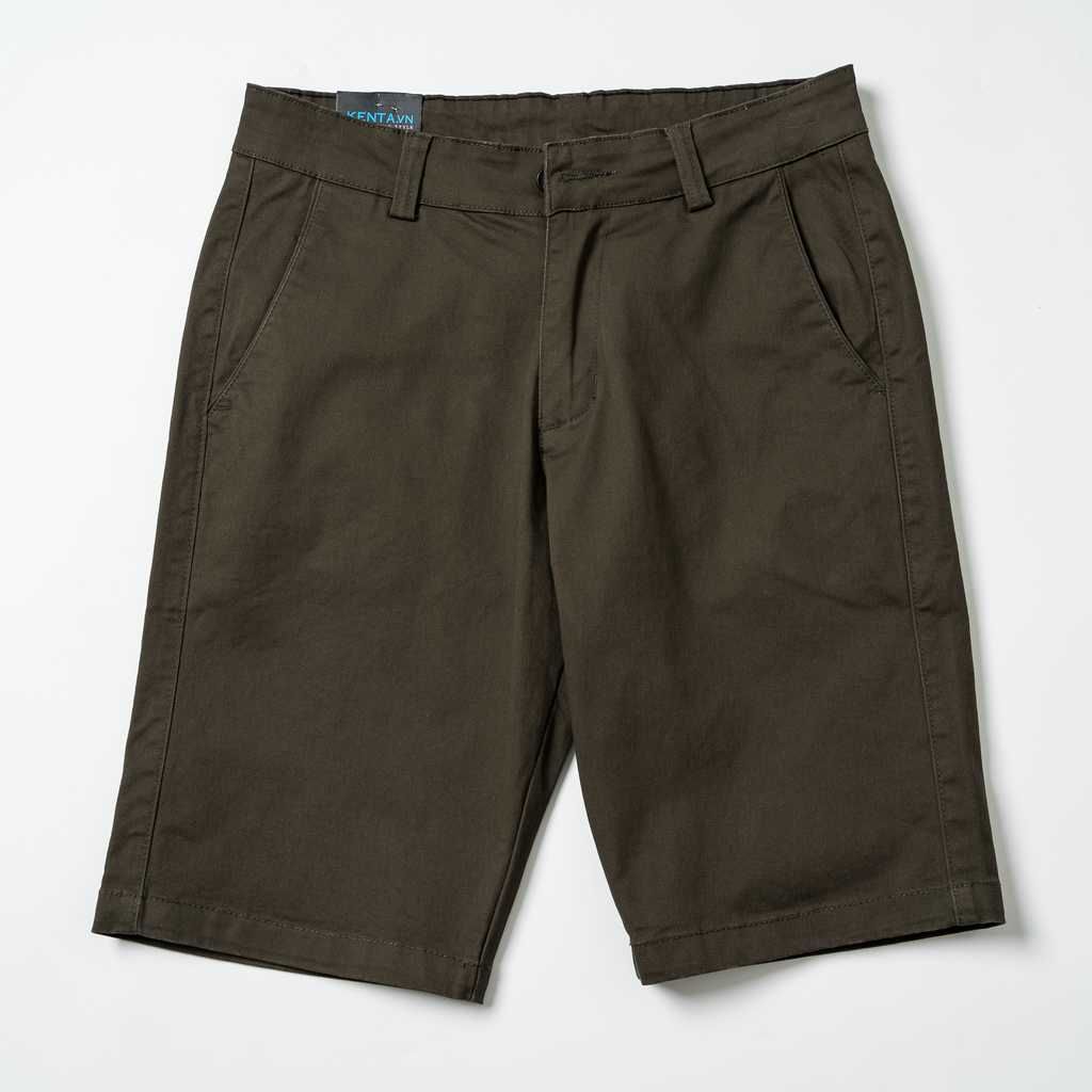 Quần Short Kaki Regular Xanh Lá QSK0039