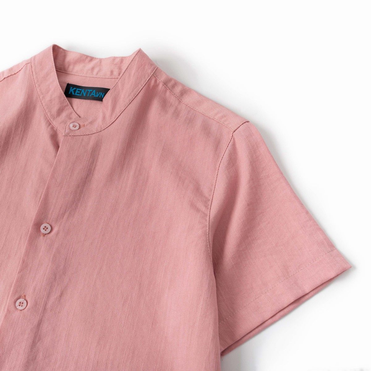 Sơ Mi Cổ Trụ Linen SMN0086