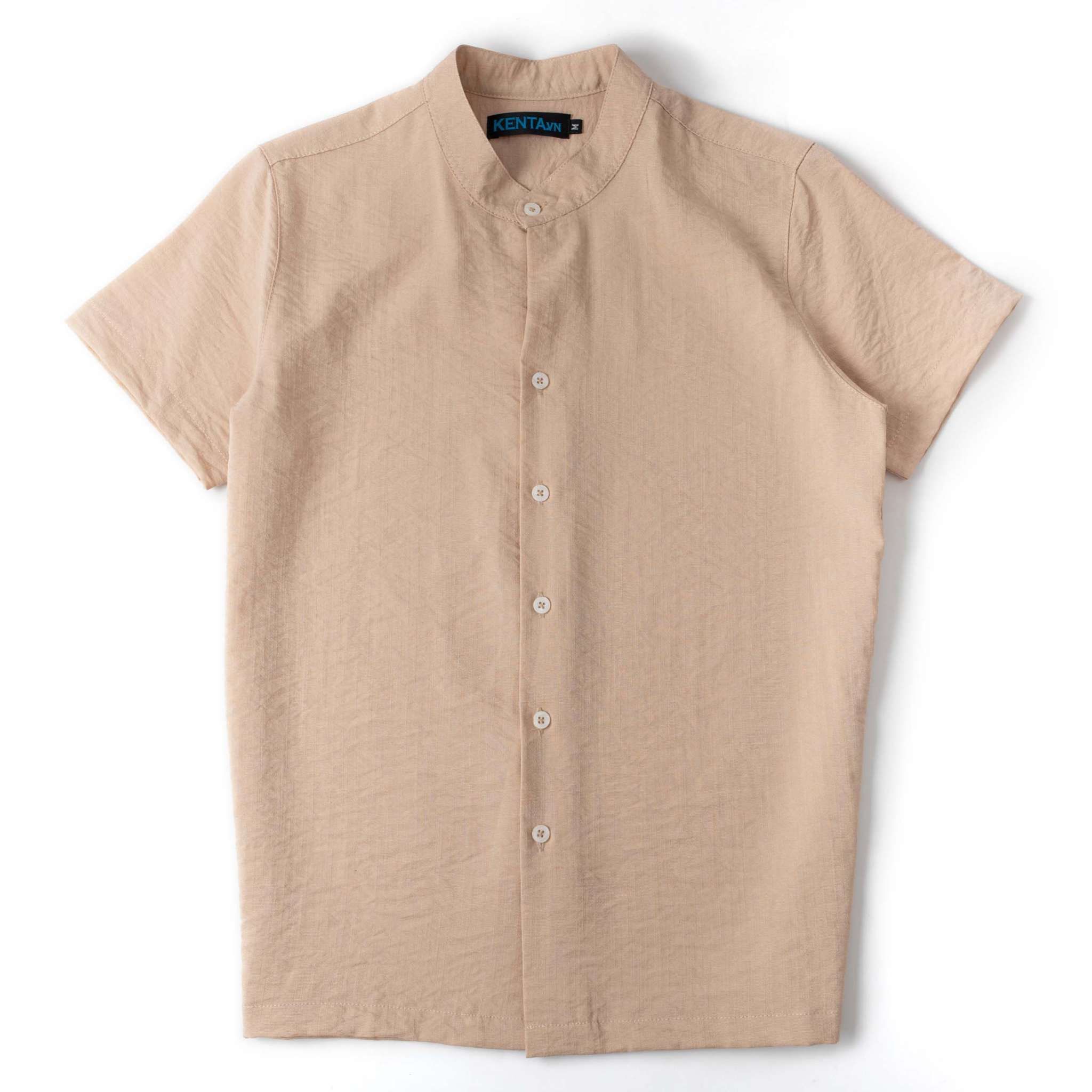 Sơ Mi Cổ Trụ Linen SMN0086