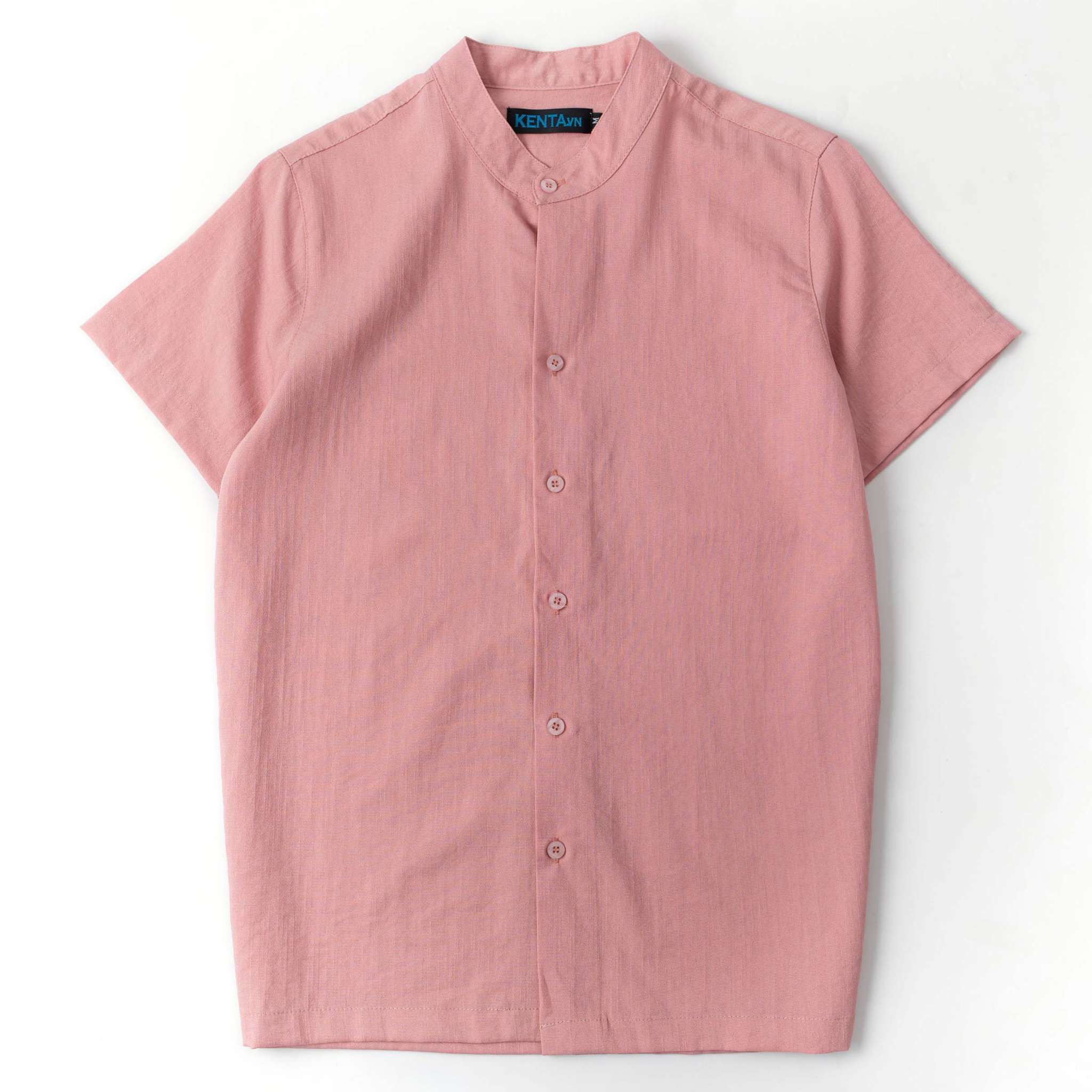 Sơ Mi Cổ Trụ Linen SMN0086