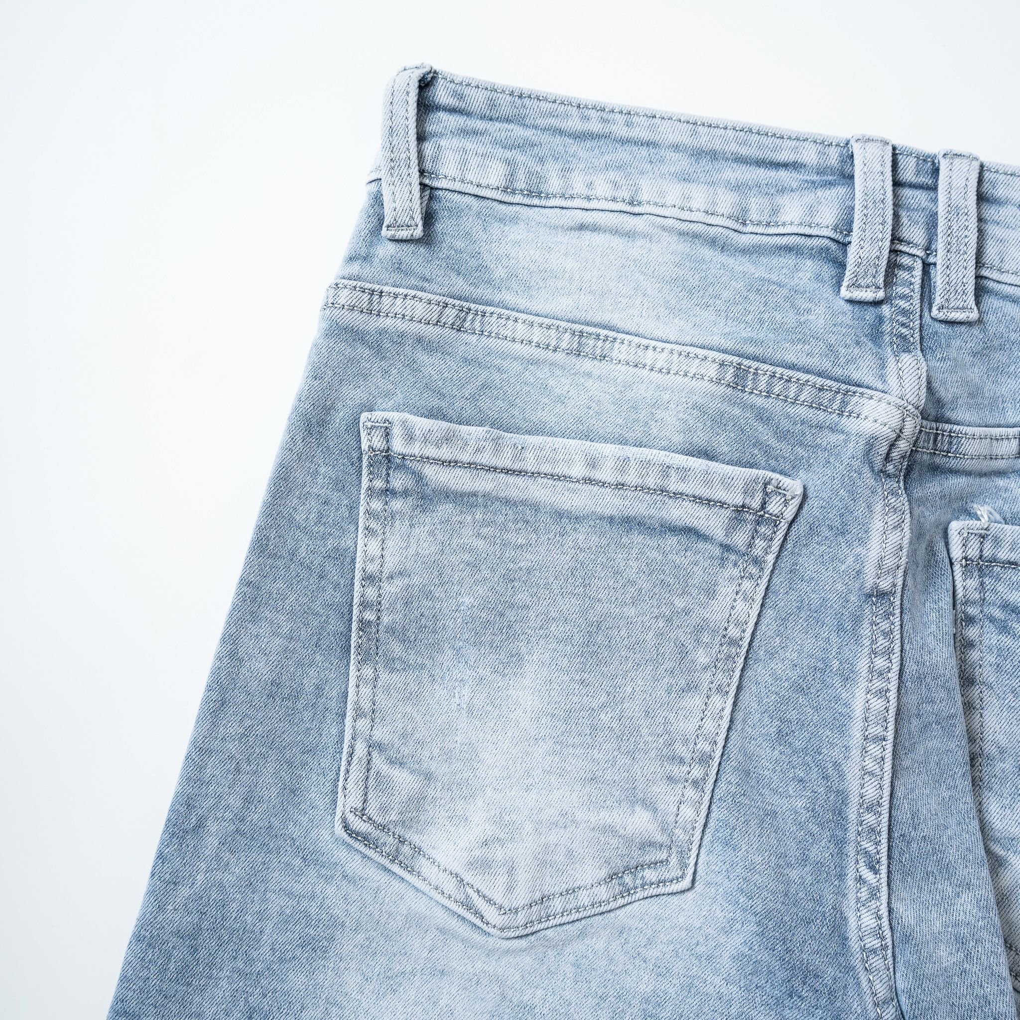 Quần Jean Nam Xanh Wash QJD0023