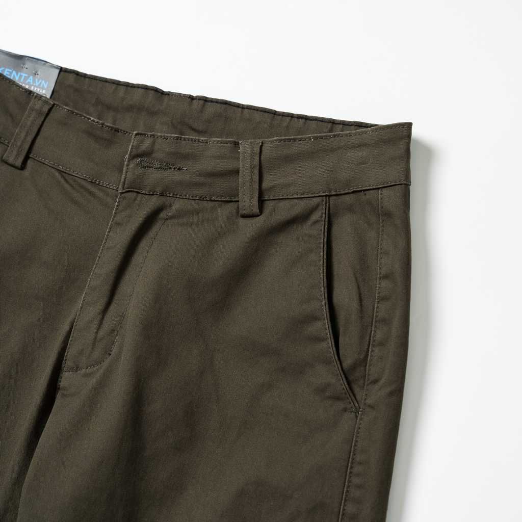 Quần Short Kaki Regular Xanh Lá QSK0039