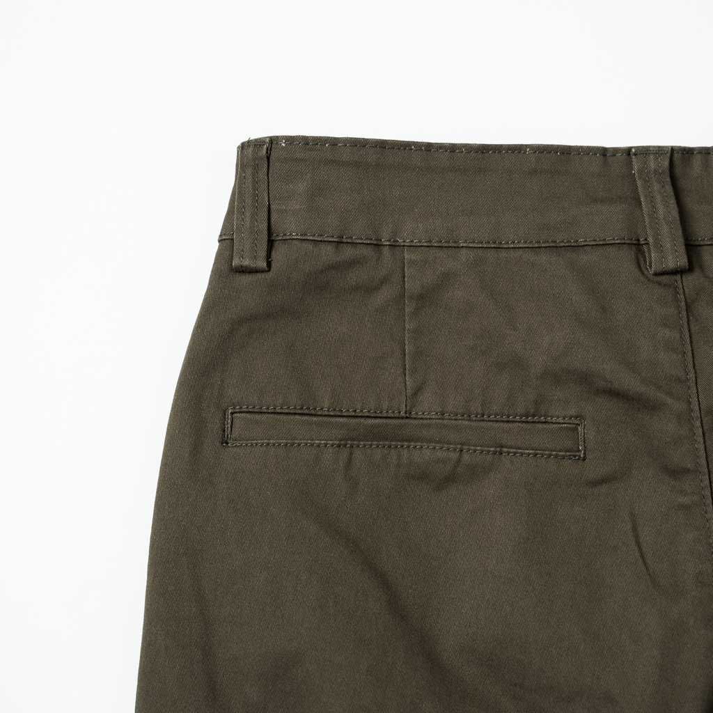 Quần Short Kaki Regular Xanh Lá QSK0039