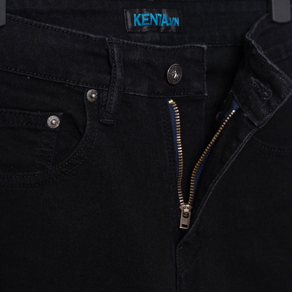 Quần Jean nam đen slimfit cơ bản QJD0053