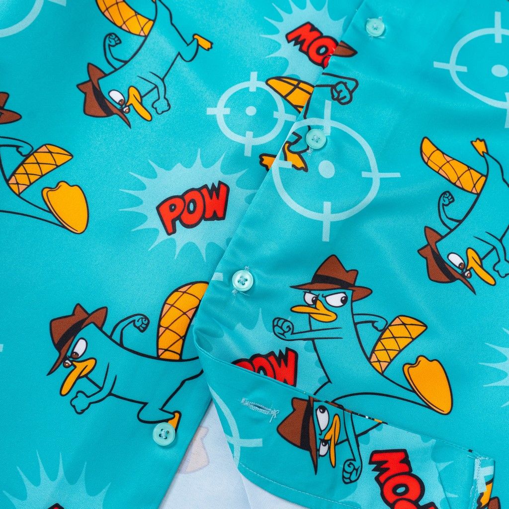 Sơ Mi Họa Tiết Cartoon SMN0076