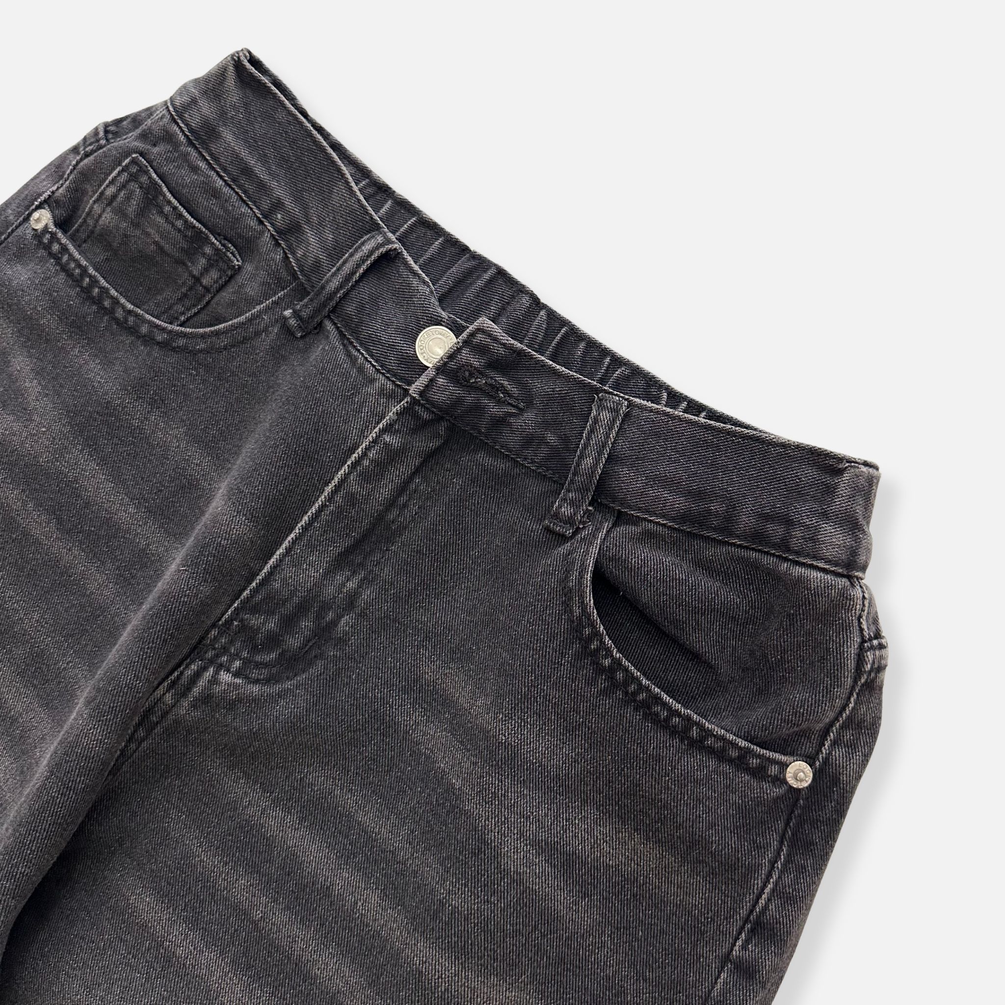 Quần Jeans Form Rộng, Lưng Thun QJD0075