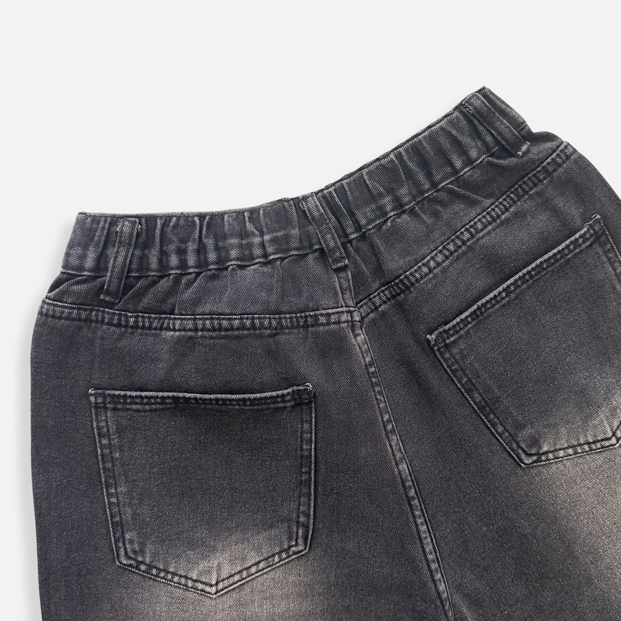 Quần Jeans Form Rộng, Lưng Thun QJD0075