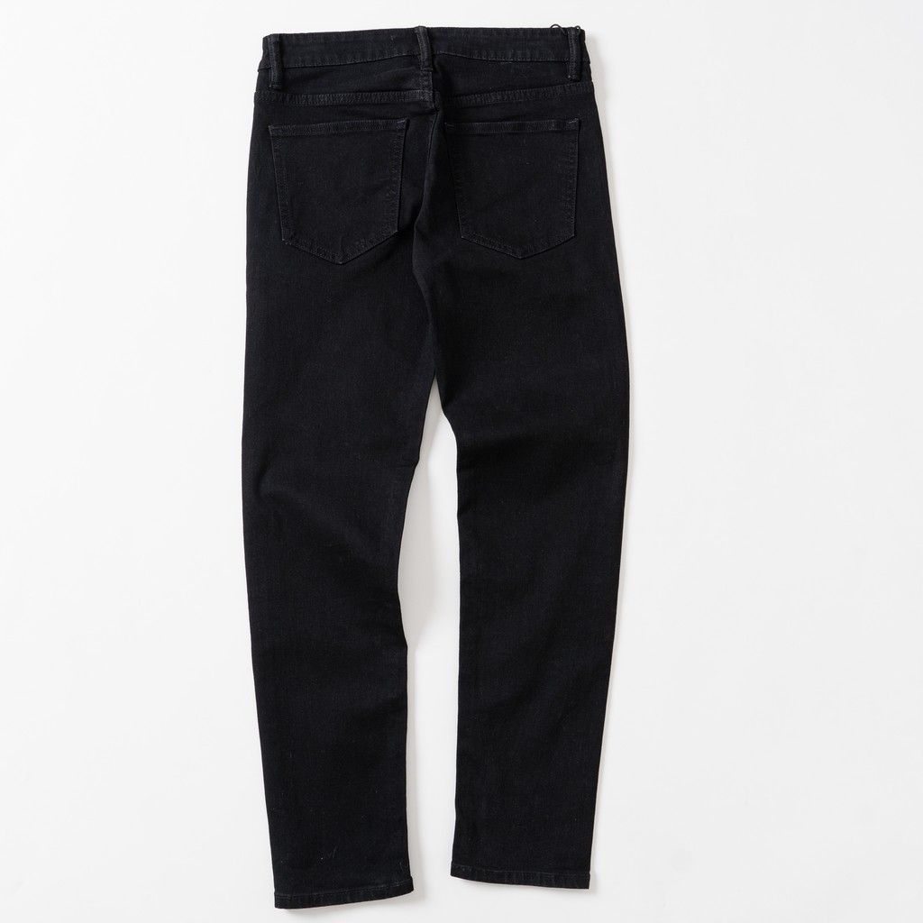 Quần Jean nam đen slimfit cơ bản QJD0053