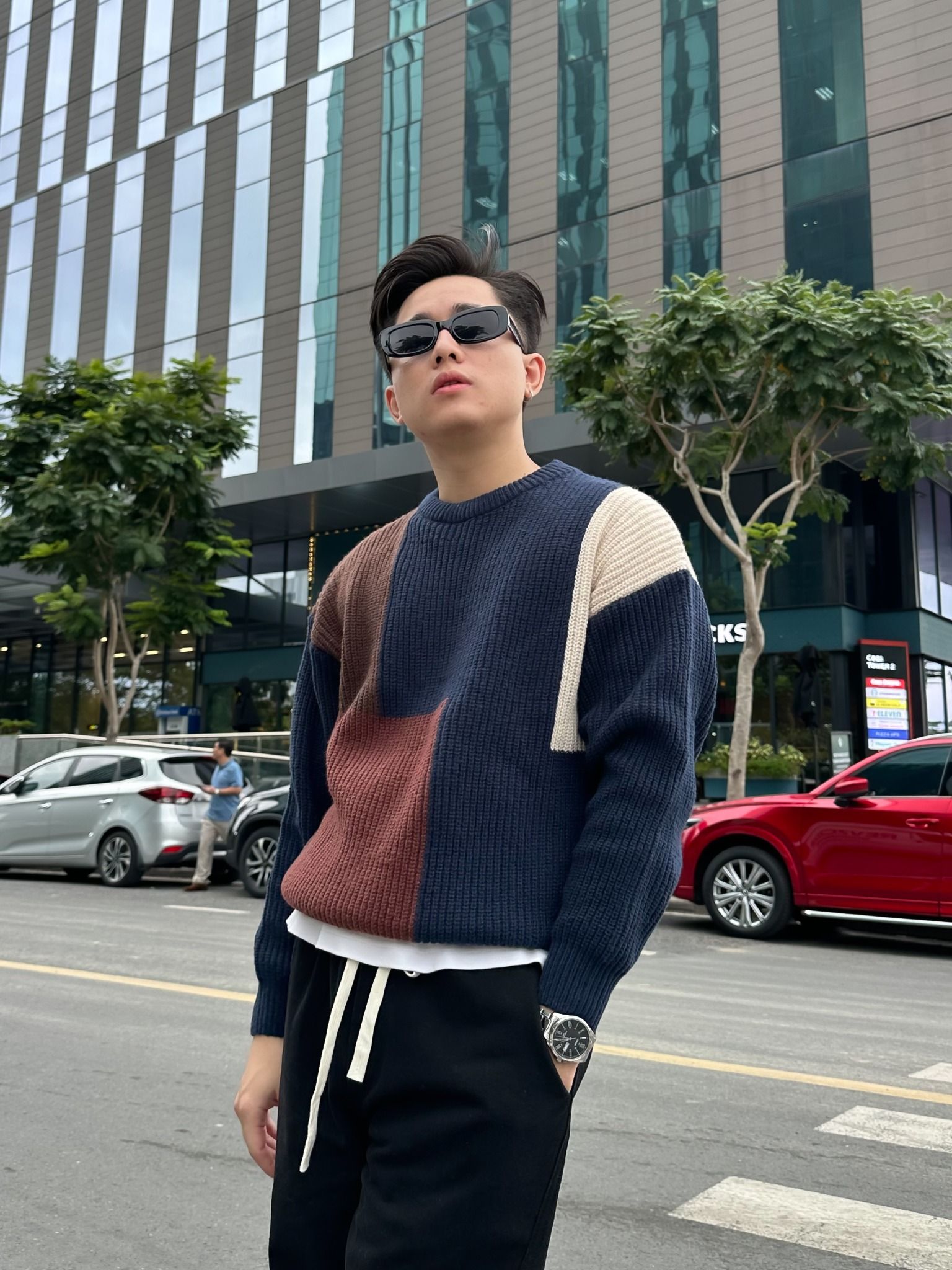 Áo Len Phối AKL0007