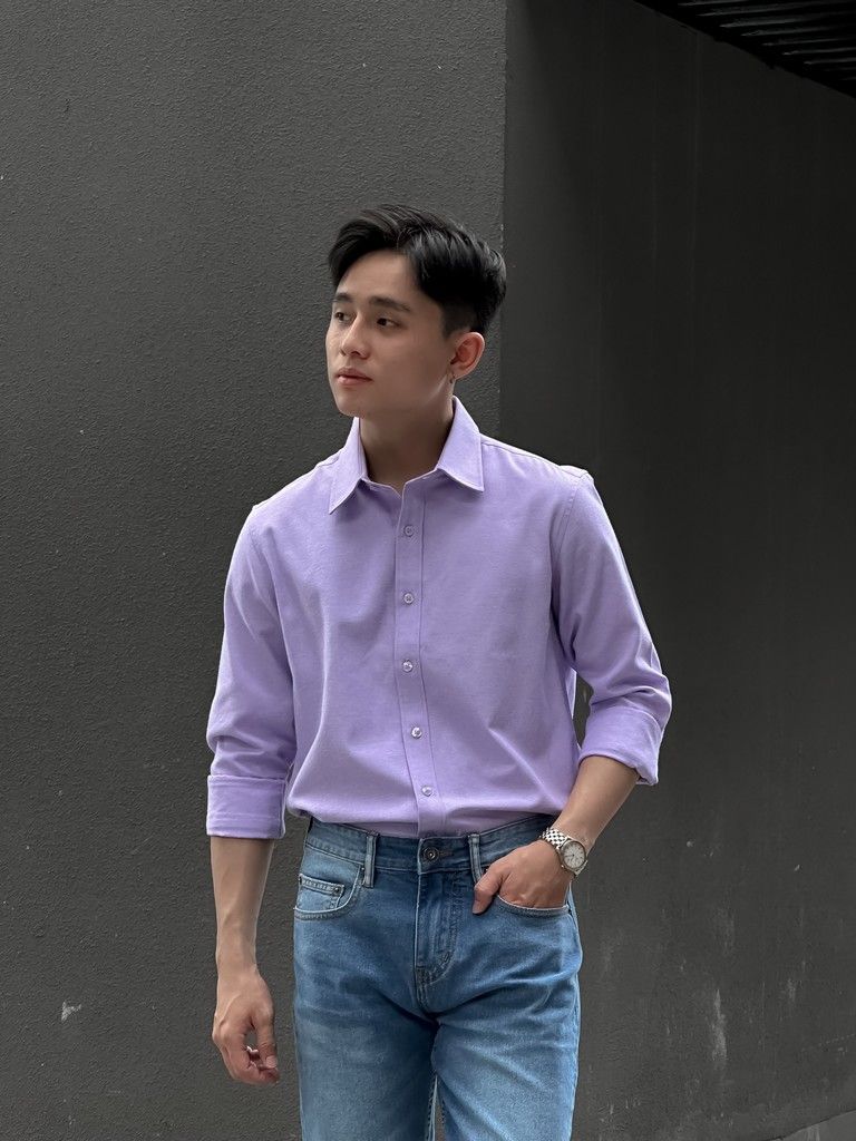Sơ Mi Vải Oxford Tay Dài SMD0093
