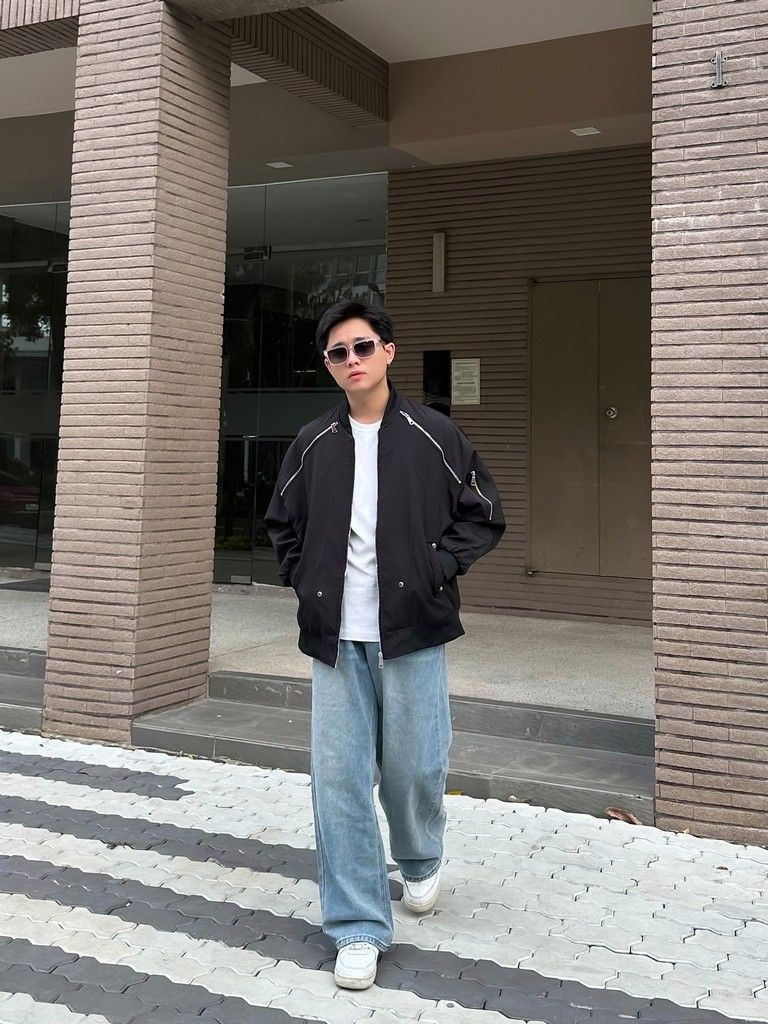 Quần Jeans Form Rộng, Lưng Thun QJD0075