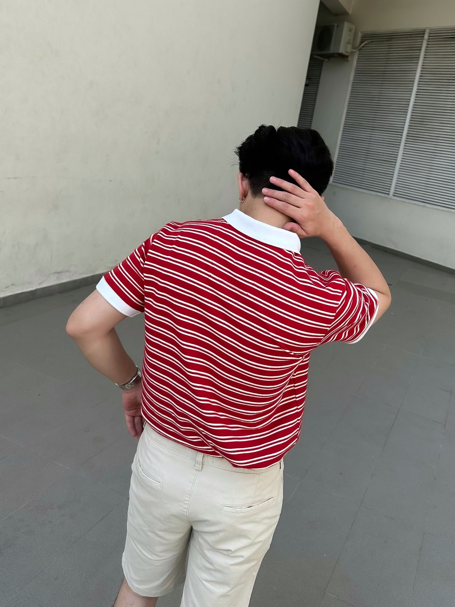 Áo Thun Polo Sọc Ngang ATP0050