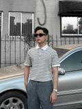  Áo Thun Polo Sọc Cotton ATP0038 