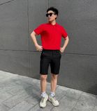  Quần Short Tây Nam Slimfit co giãn QSK0064 